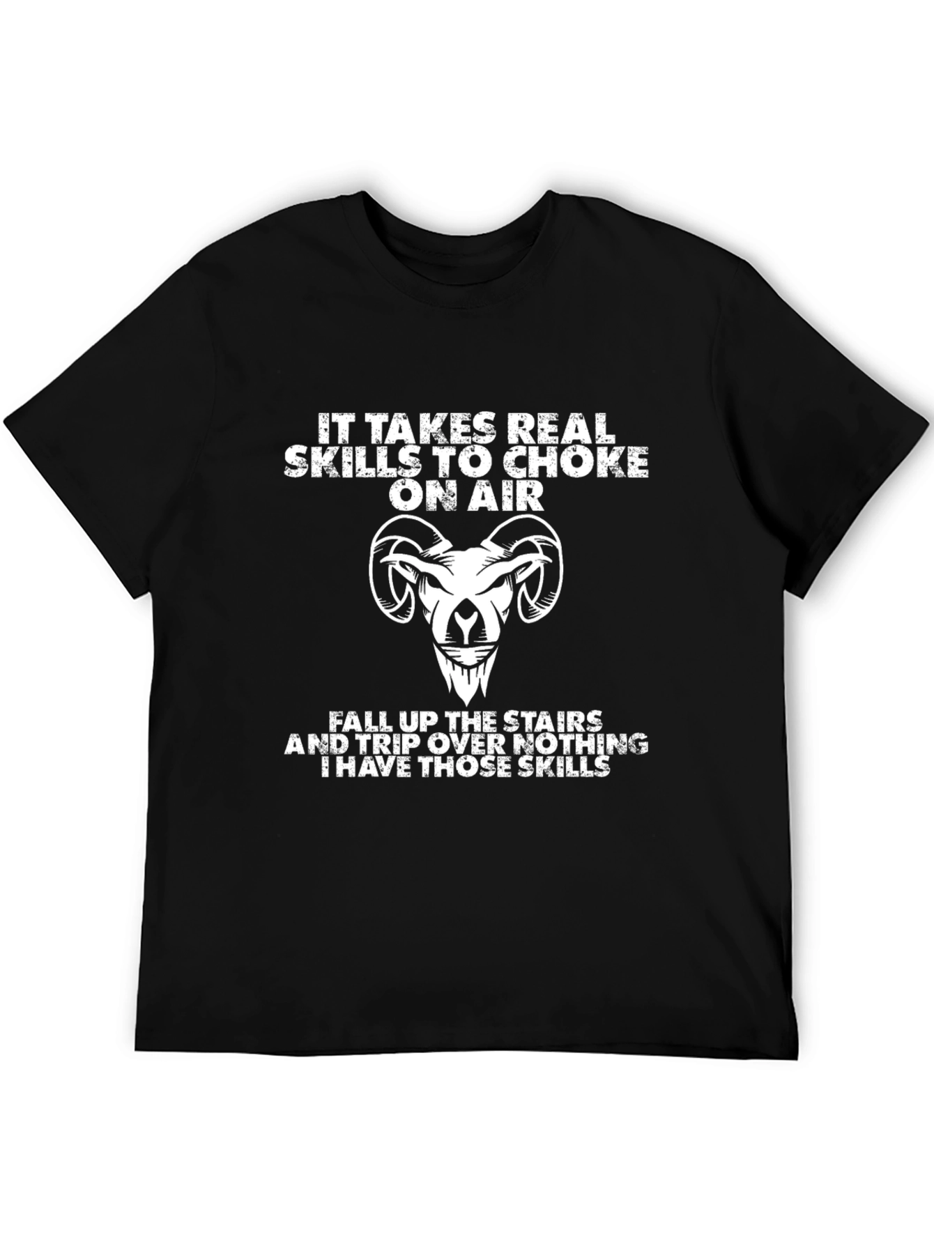Funny Skills T-Shirt - Choke on Air