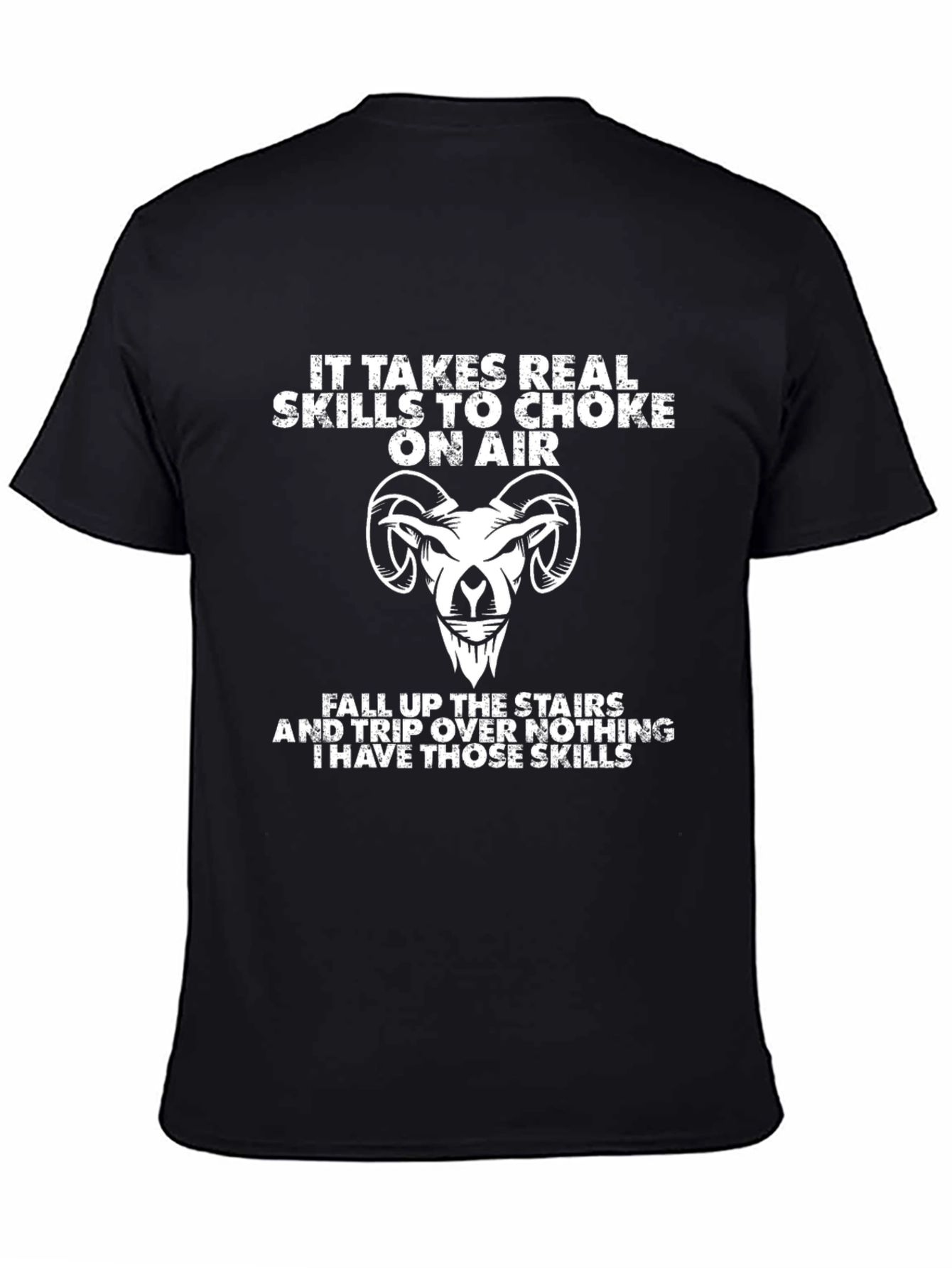 Funny Skills T-Shirt - Choke on Air