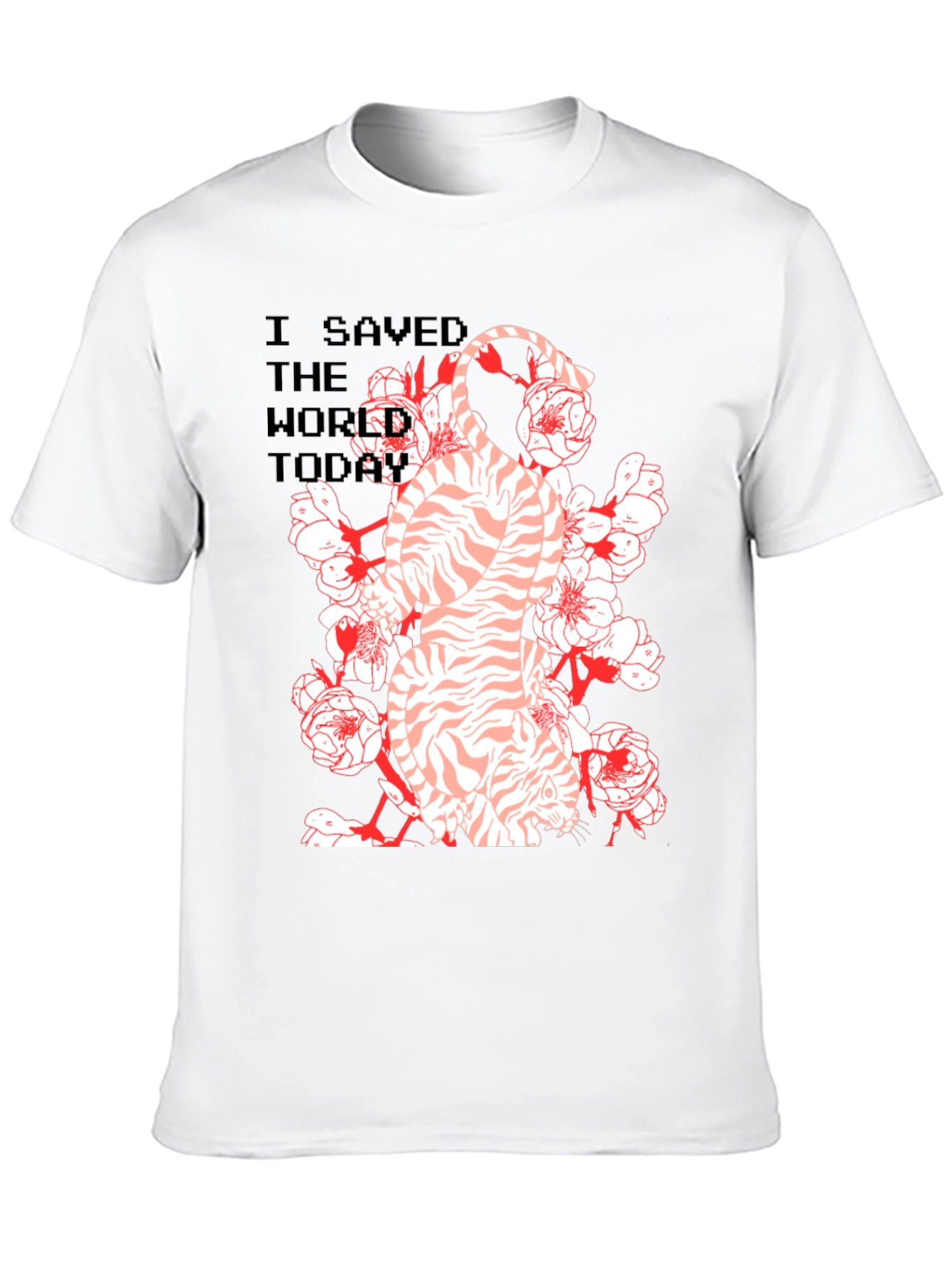 I Saved the World Today Black Graphic Tee