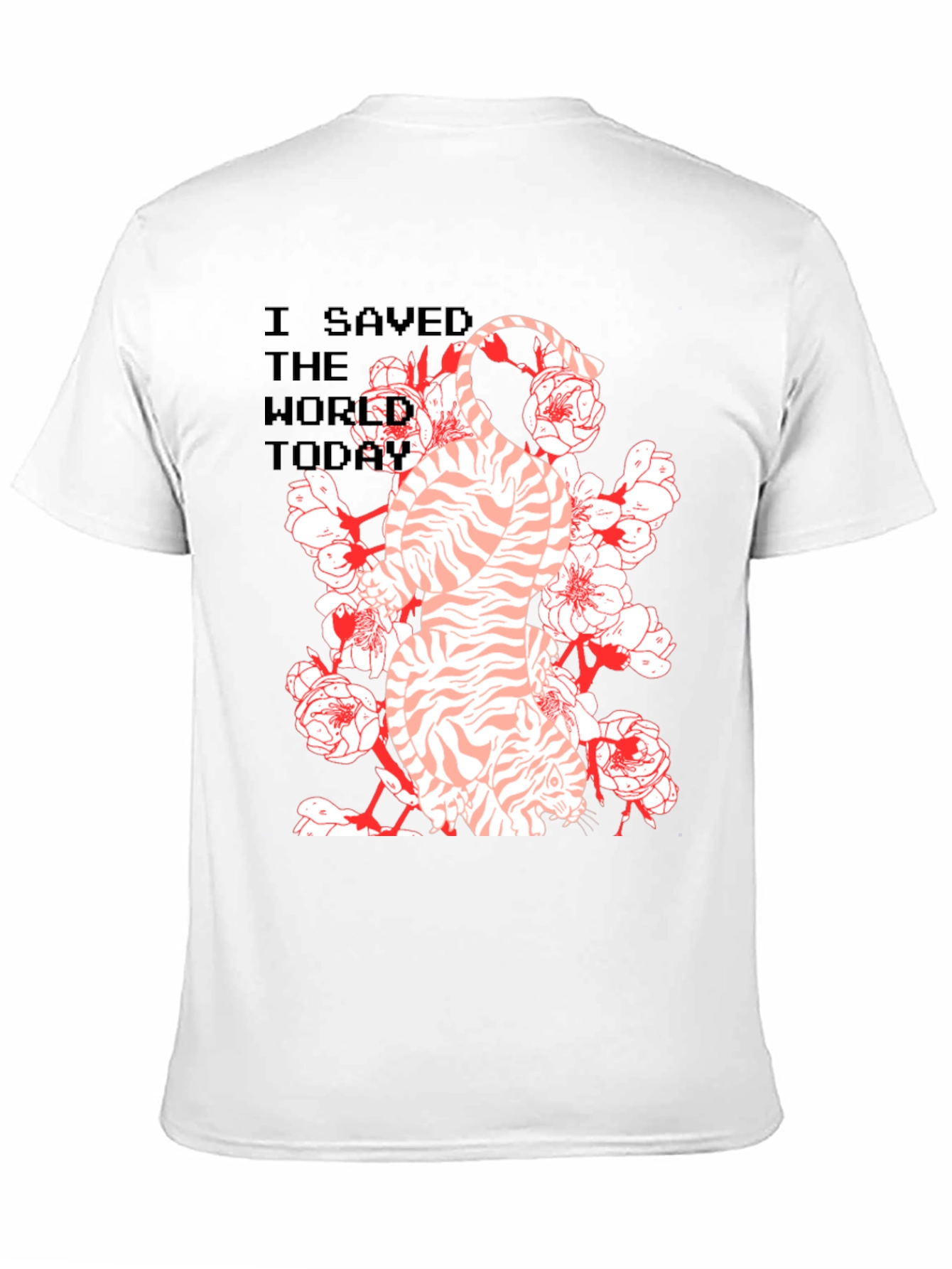I Saved the World Today Black Graphic Tee