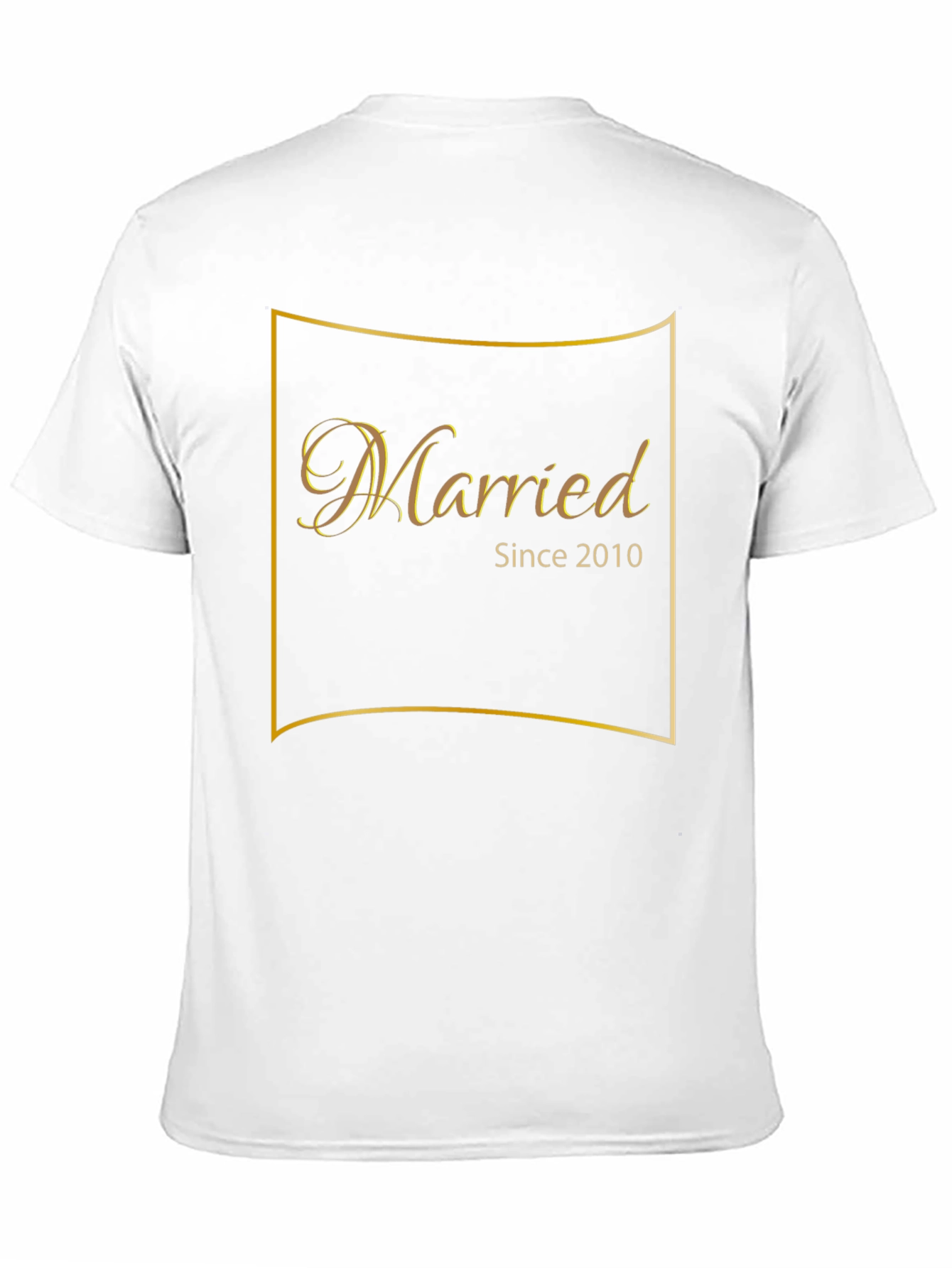 Married Since 2010 Black T-Shirt