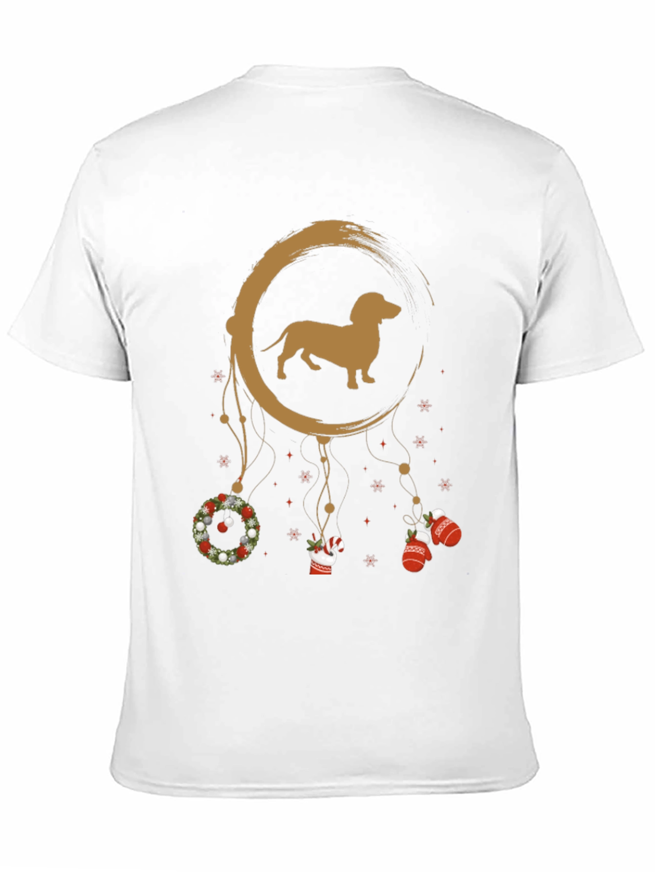 Dachshund Christmas Dreamcatcher T-Shirt – Festive Dog Lover Tee