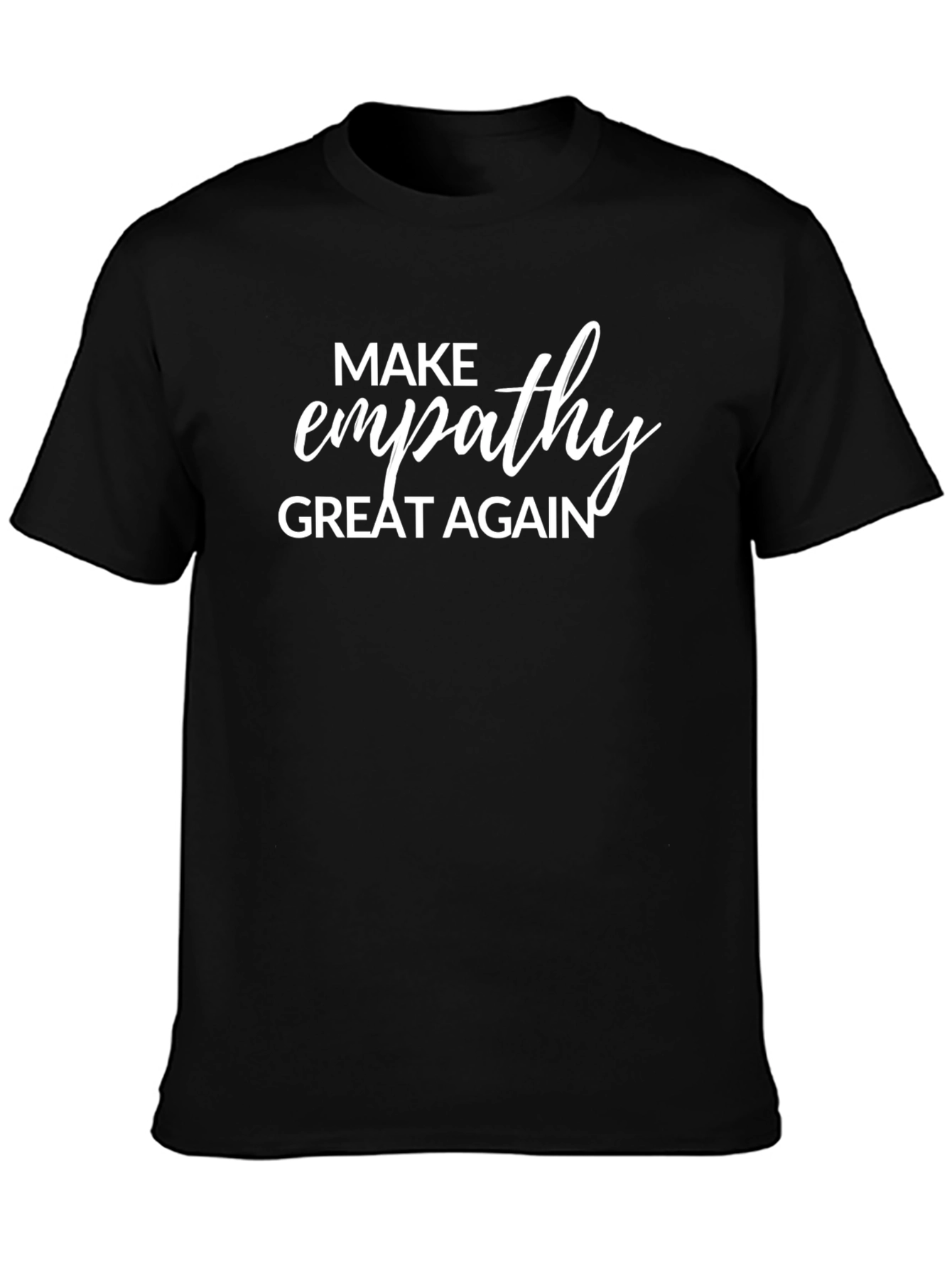 Empathy Great Again Graphic Tee - Black