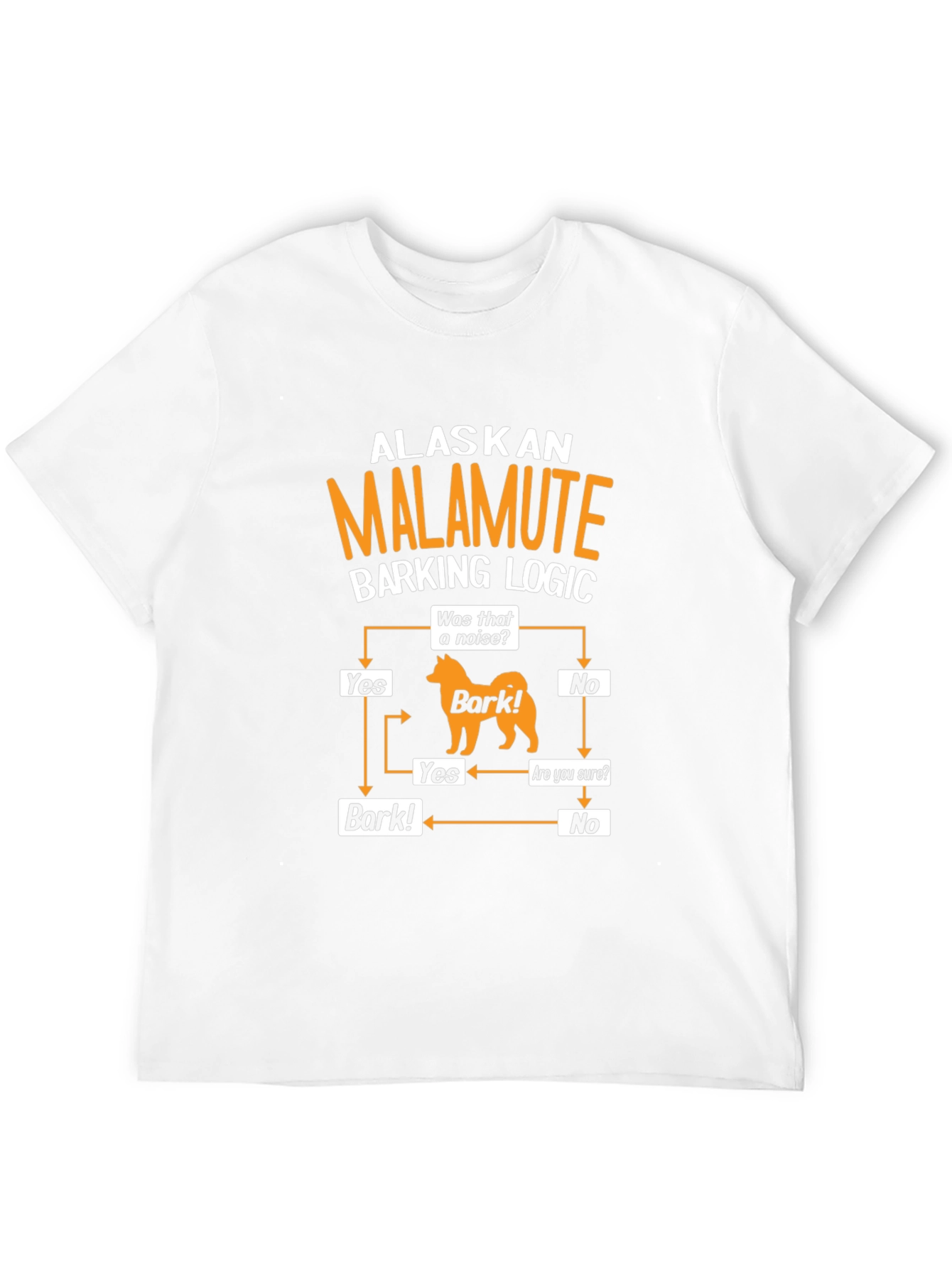 Alaskan Malamute Barking Logic T-Shirt