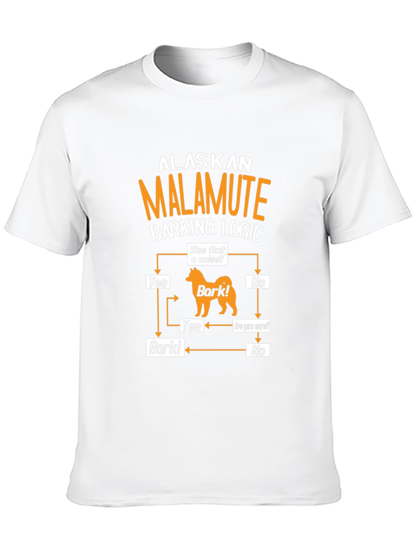 Alaskan Malamute Barking Logic T-Shirt