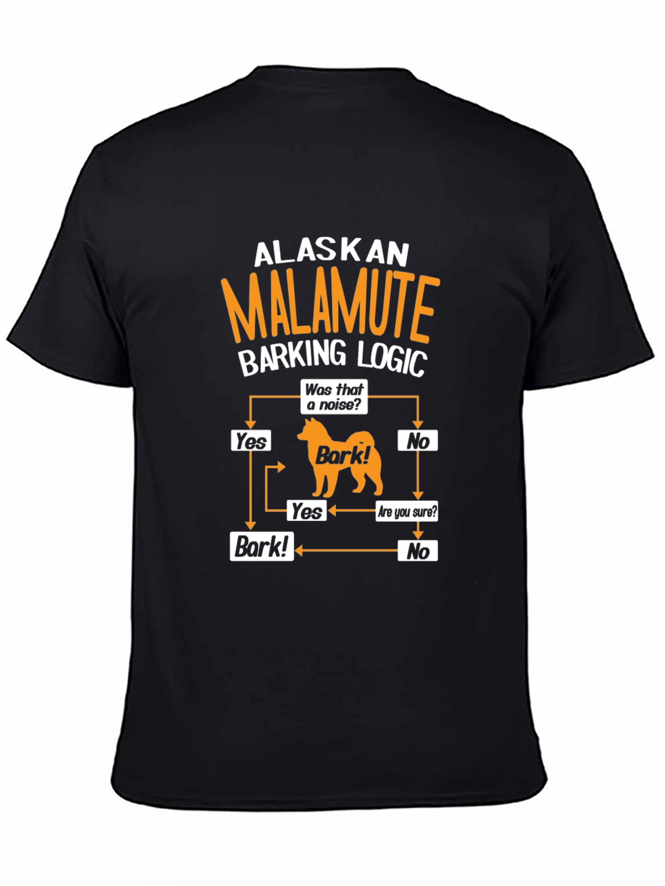 Alaskan Malamute Barking Logic T-Shirt