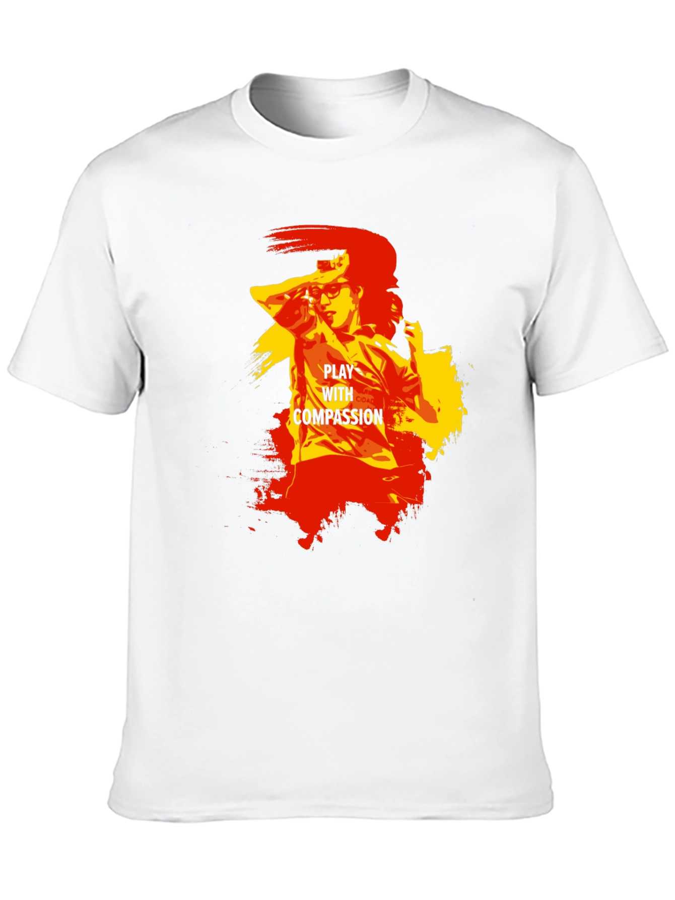 Play With Compassion Graphic T-Shirt - Black