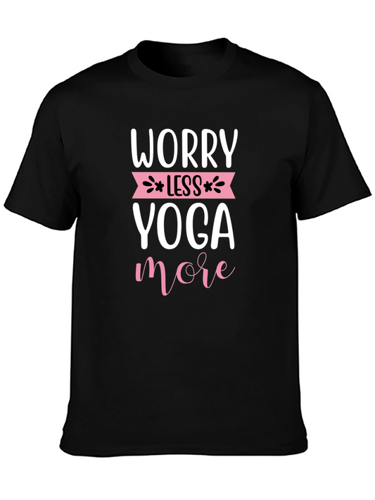 Worry Less Yoga More T-Shirt