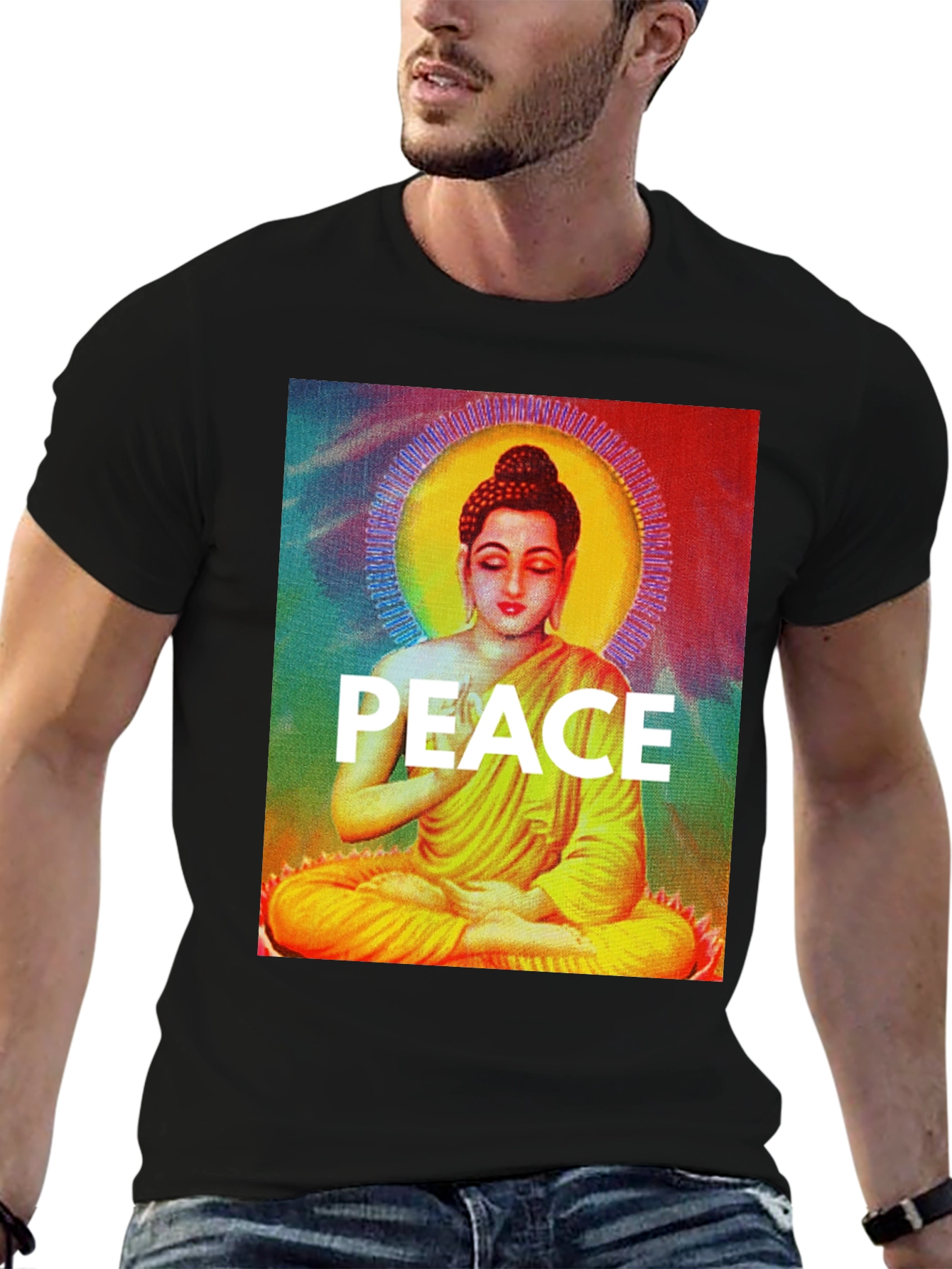 Peace Buddha Graphic Tee