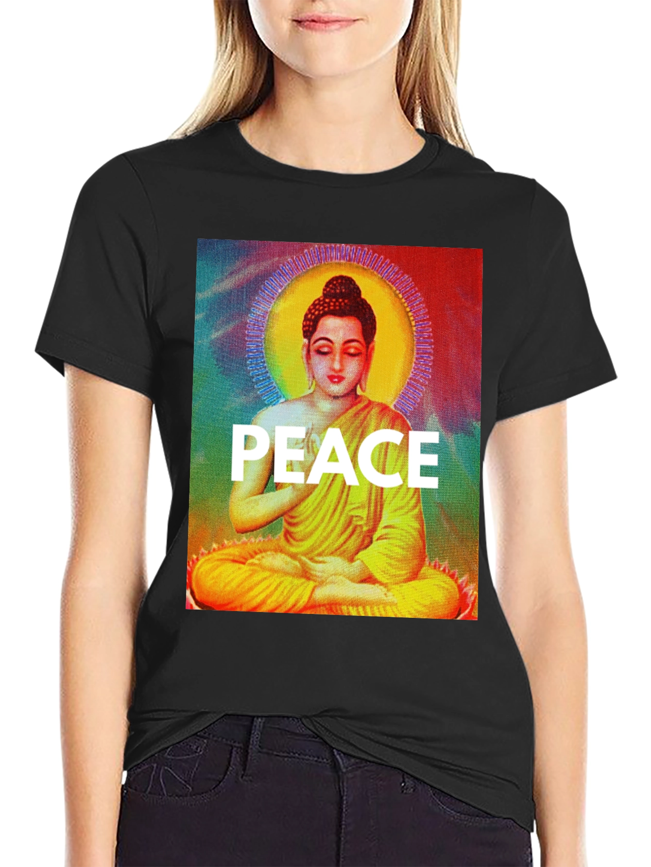 Peace Buddha Graphic Tee