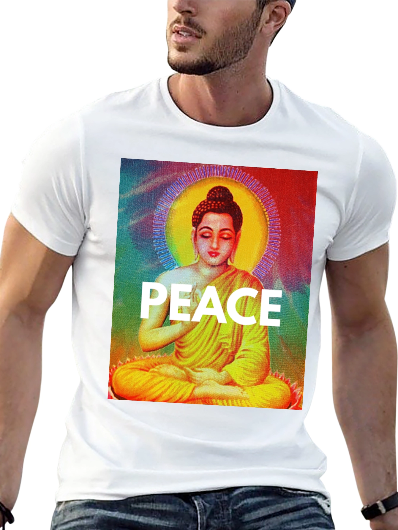 Peace Buddha Graphic Tee