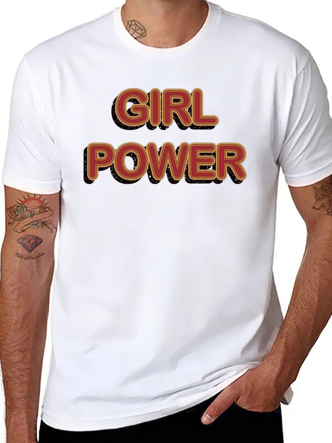 Girl Power Graphic Tee - Stylish Empowerment