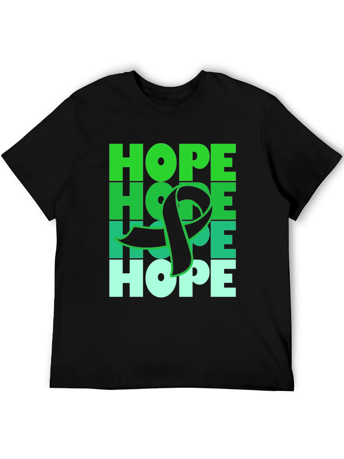 Hope Ribbon T-Shirt - Mental Health Awareness