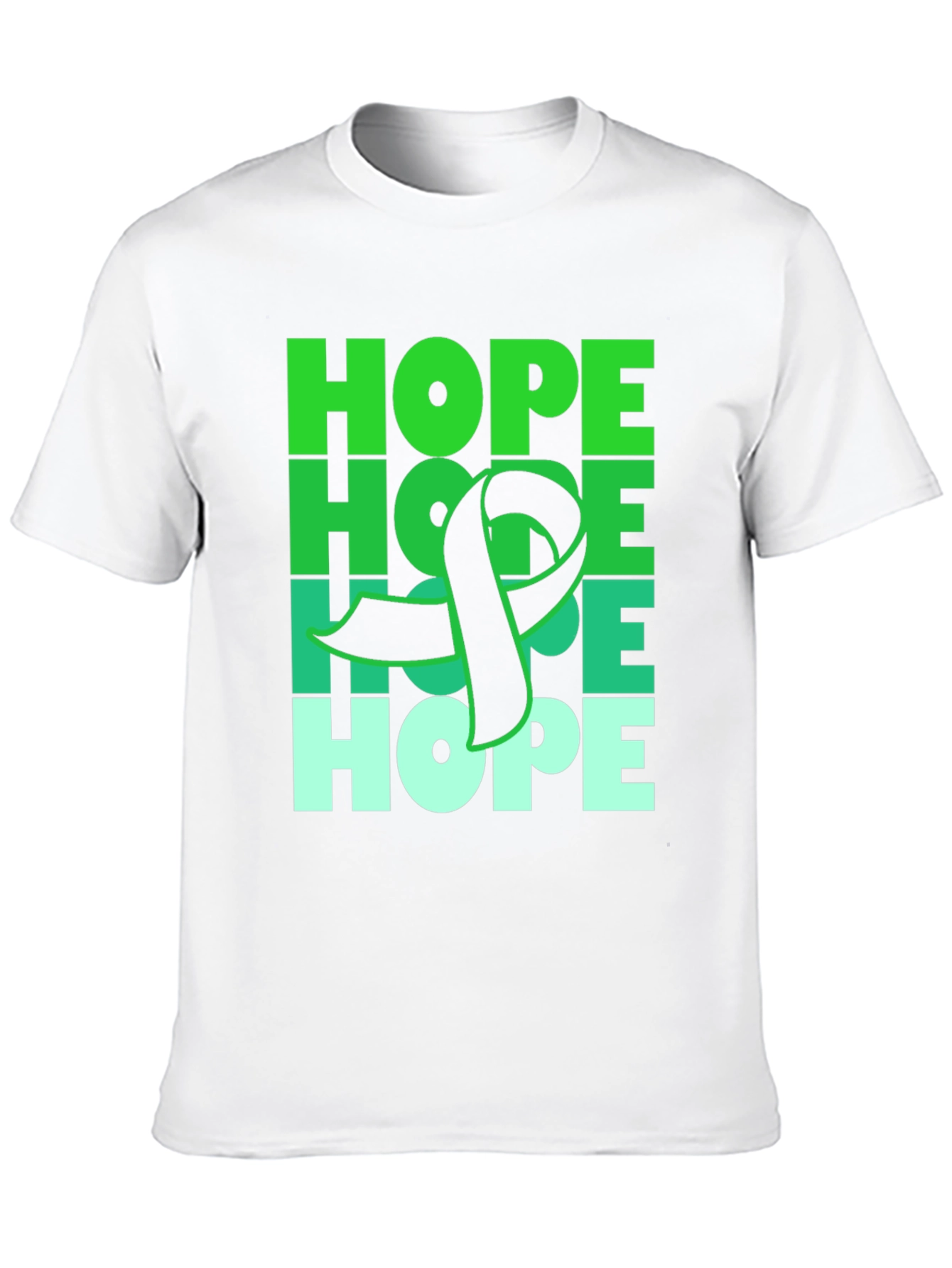 Hope Ribbon T-Shirt - Mental Health Awareness