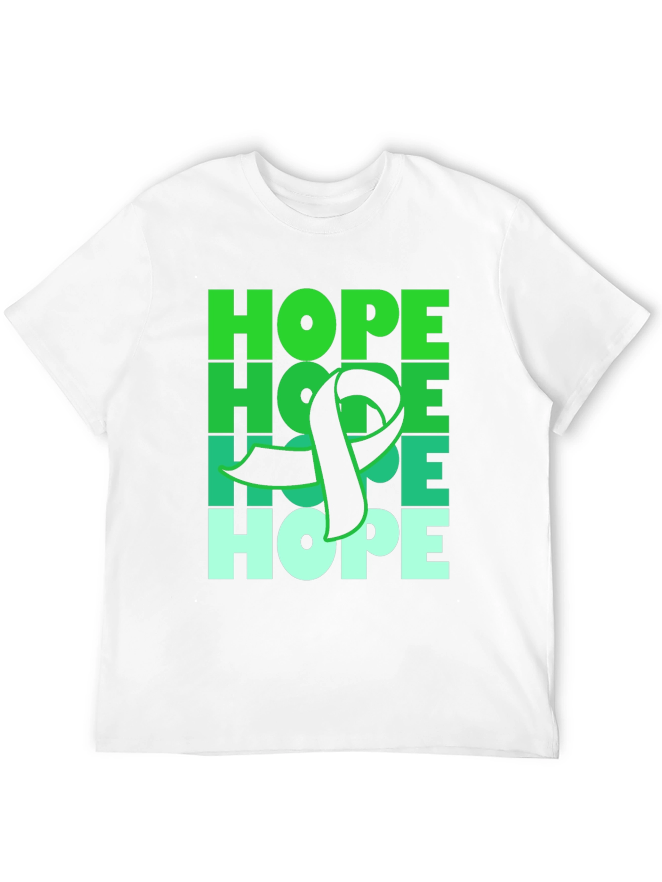 Hope Ribbon T-Shirt - Mental Health Awareness
