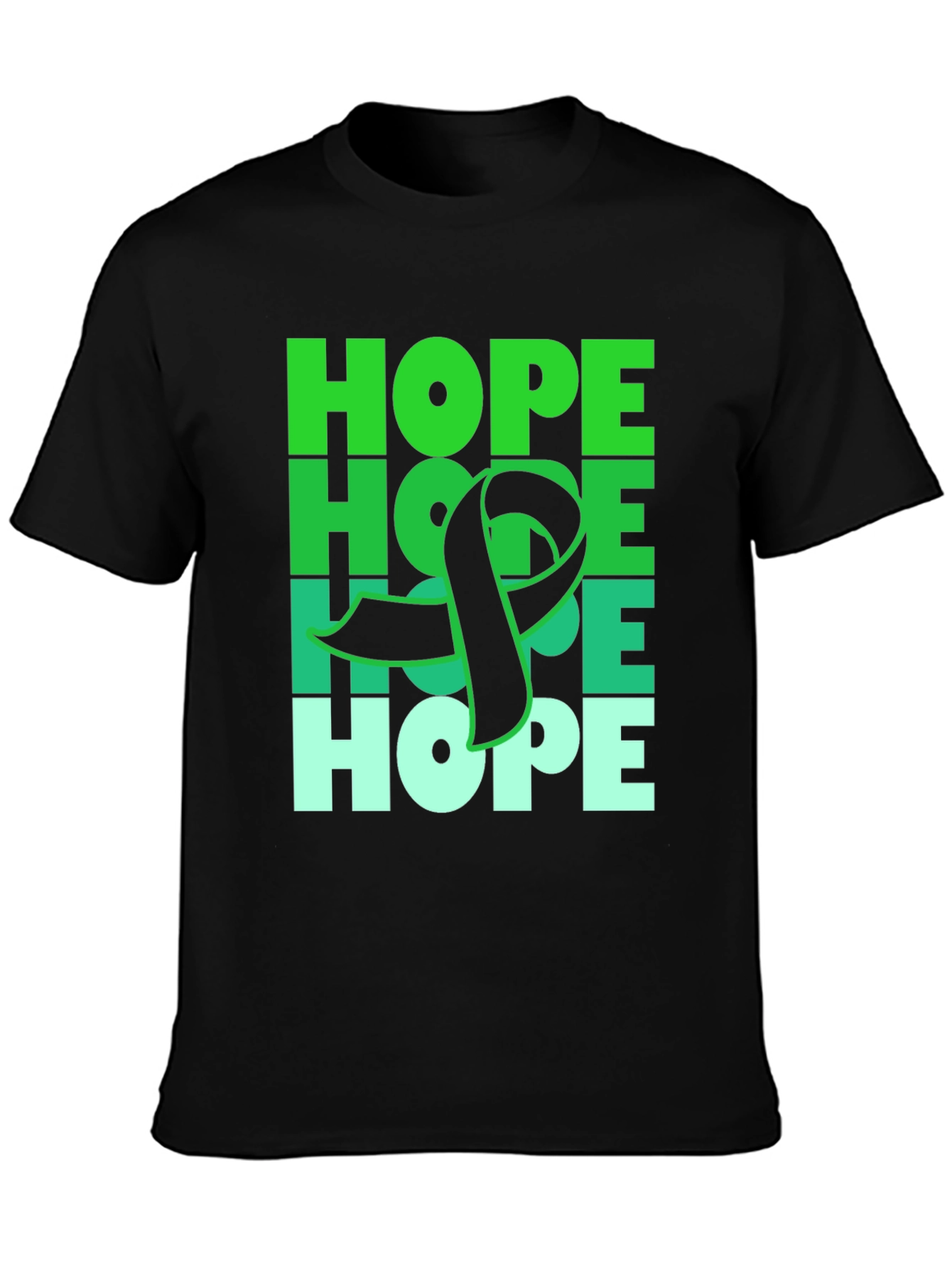 Hope Ribbon T-Shirt - Mental Health Awareness
