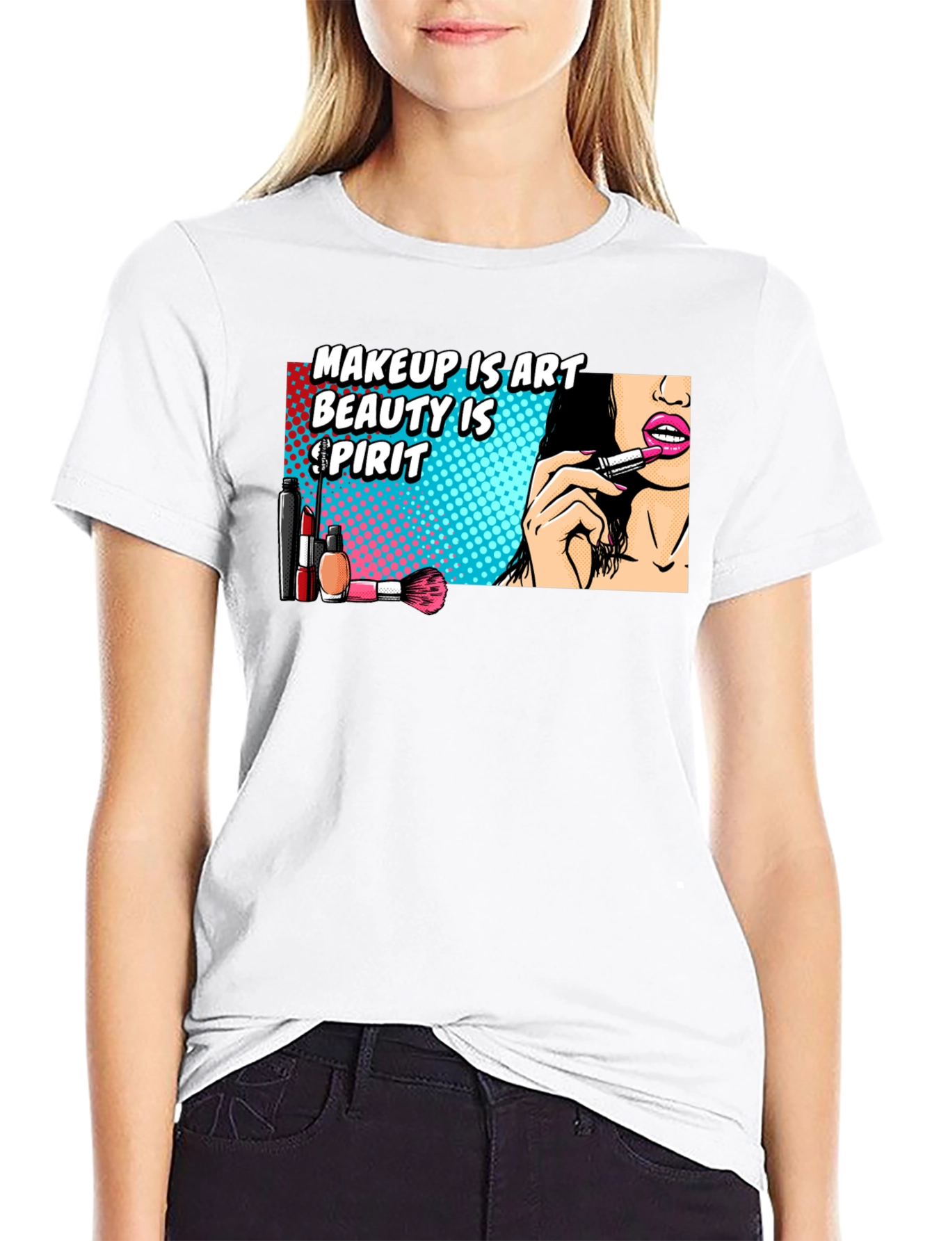 Makeup is Art T-Shirt - Beauty Spirit Tee