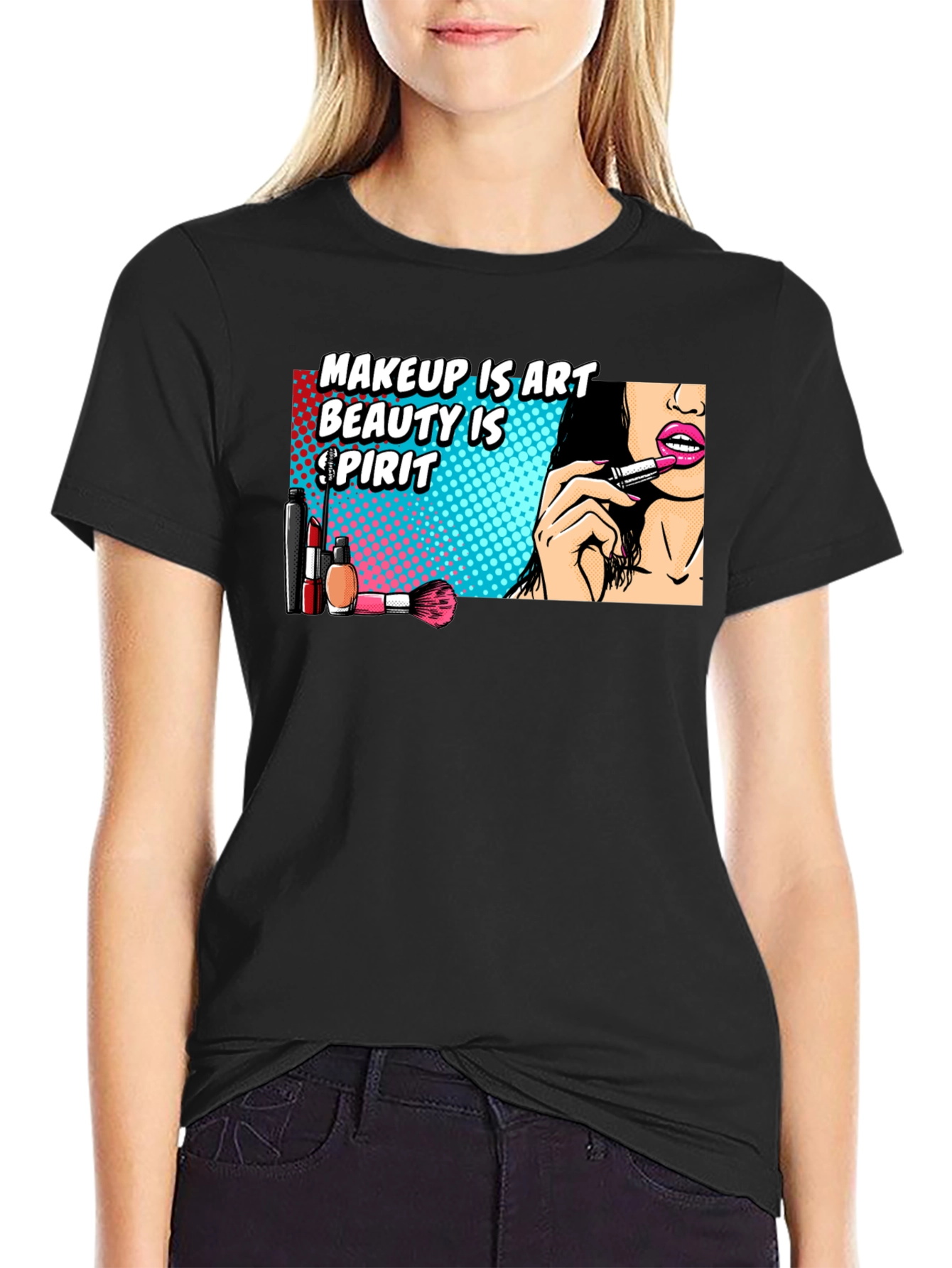 Makeup is Art T-Shirt - Beauty Spirit Tee