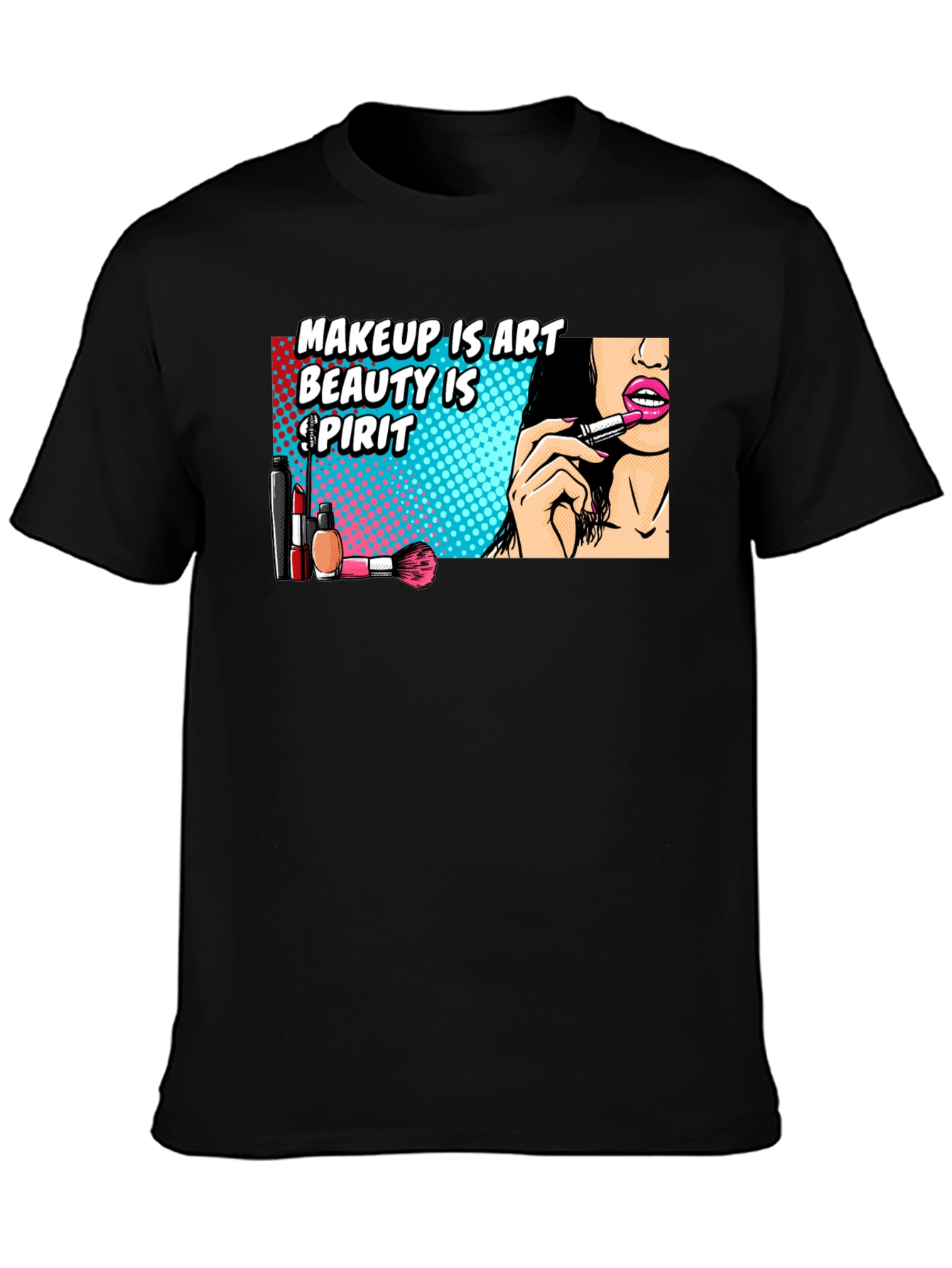 Makeup is Art T-Shirt - Beauty Spirit Tee