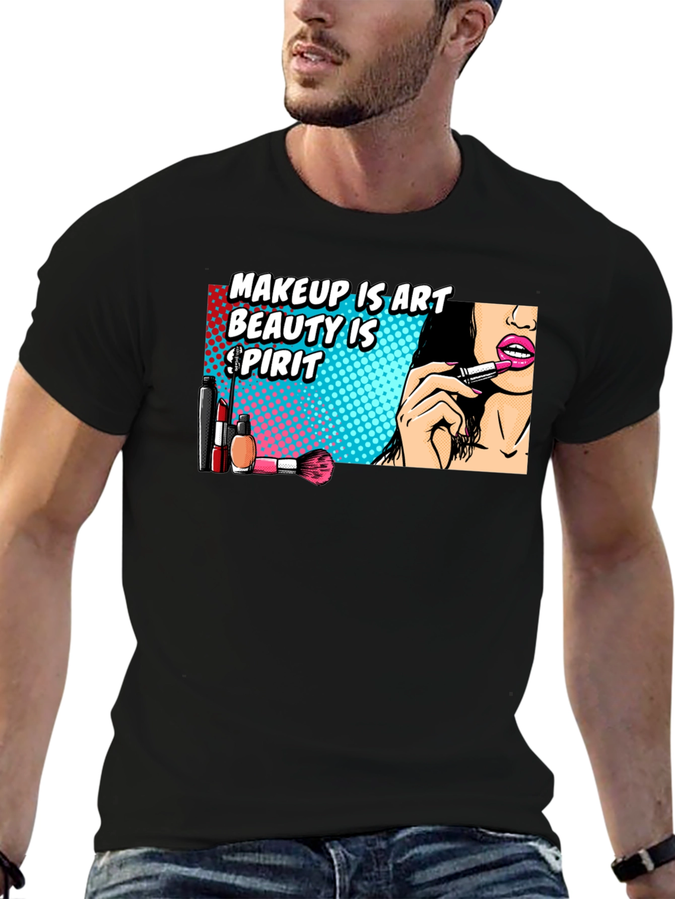 Makeup is Art T-Shirt - Beauty Spirit Tee
