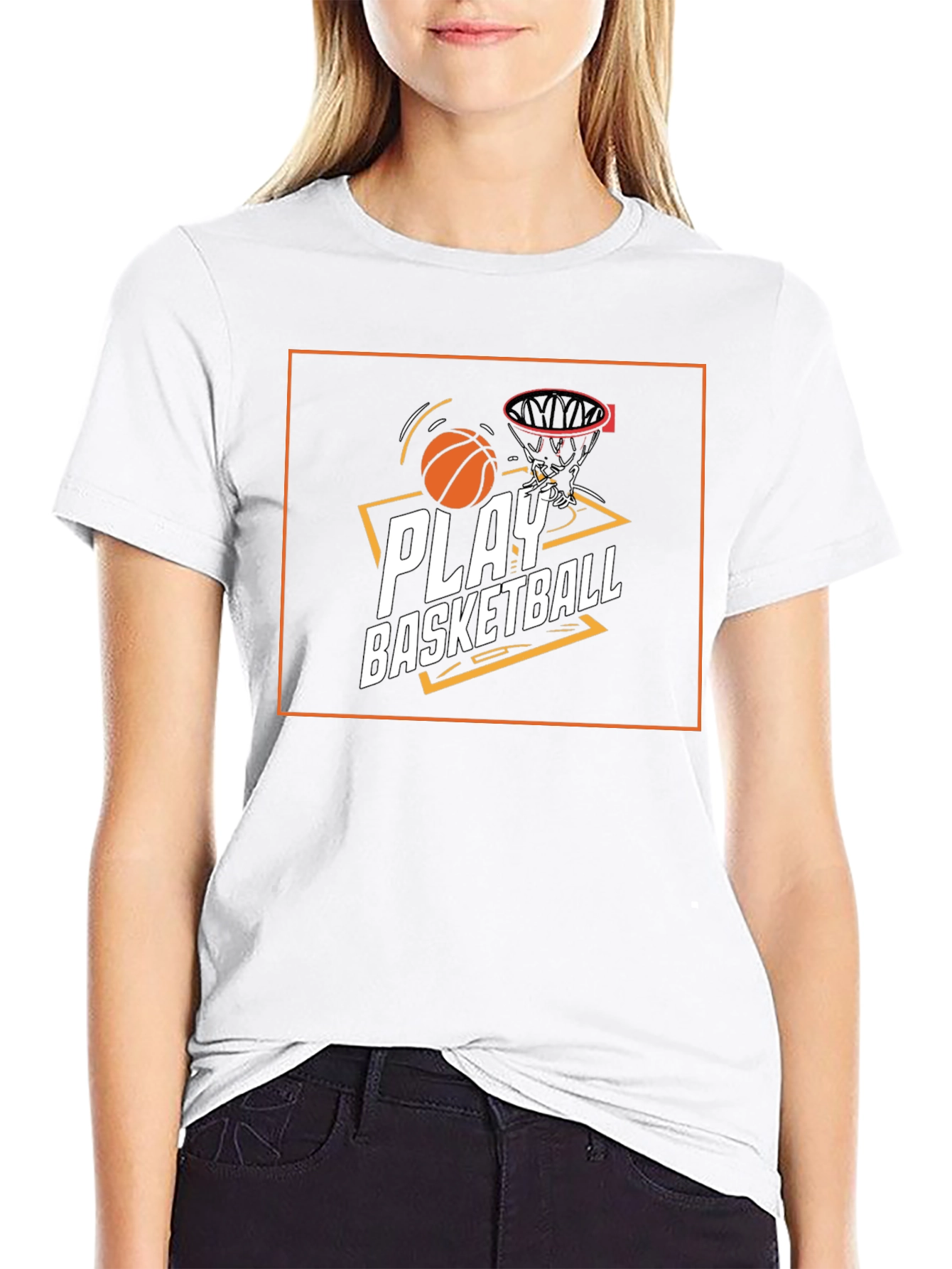 Play Basketball Graphic Tee - Stylish & Comfortable