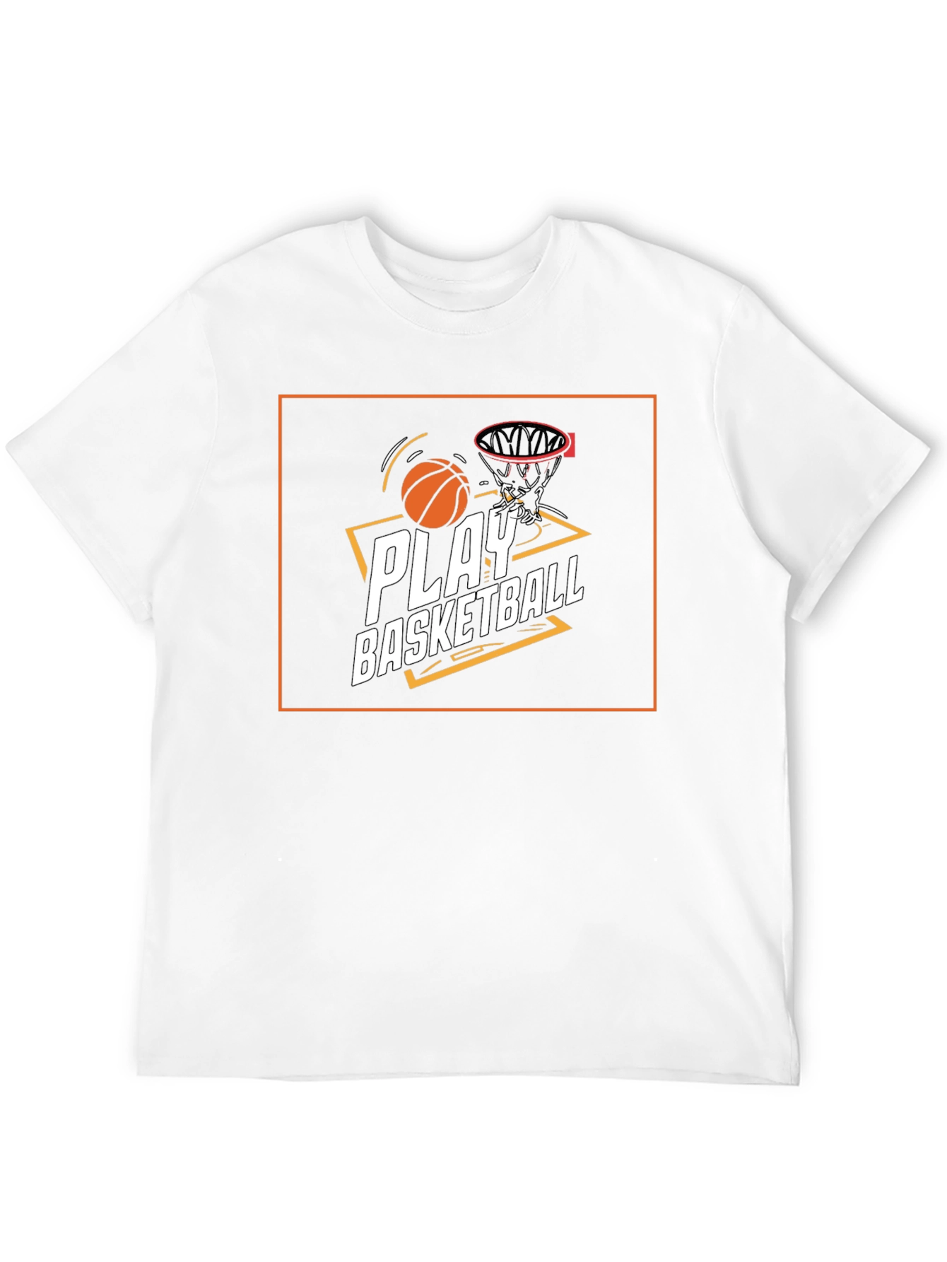 Play Basketball Graphic Tee - Stylish & Comfortable