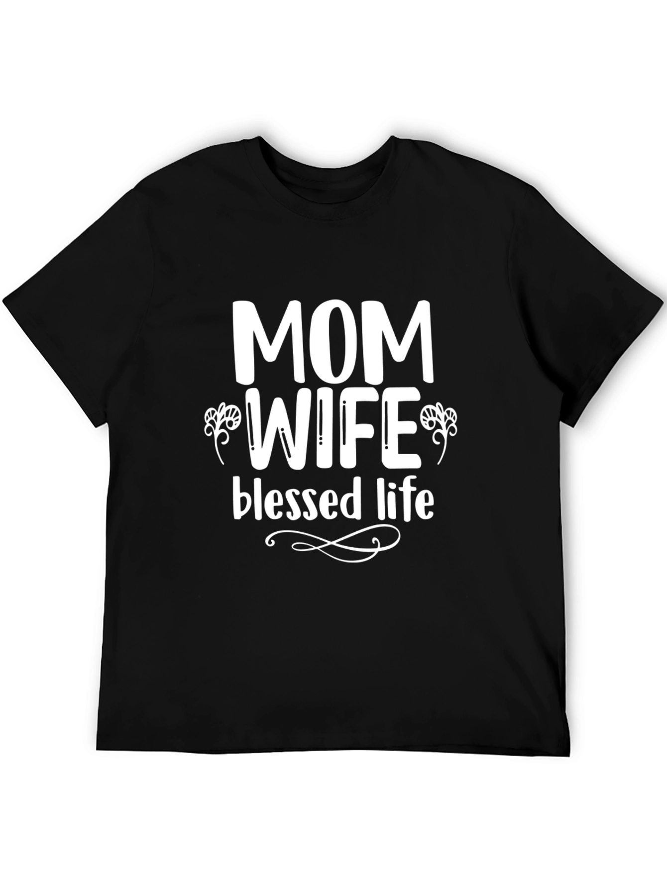 Mom Wife Blessed Life Graphic Tee
