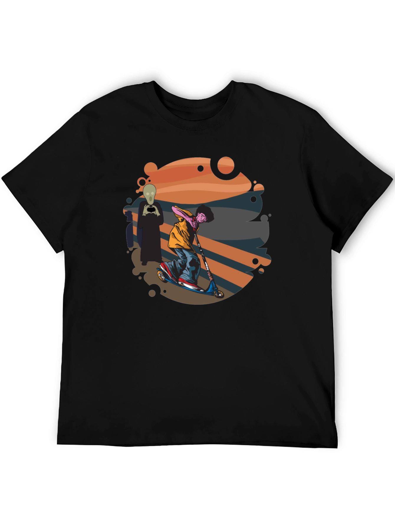 Skateboarding Alien T-Shirt - Cool Graphic Tee