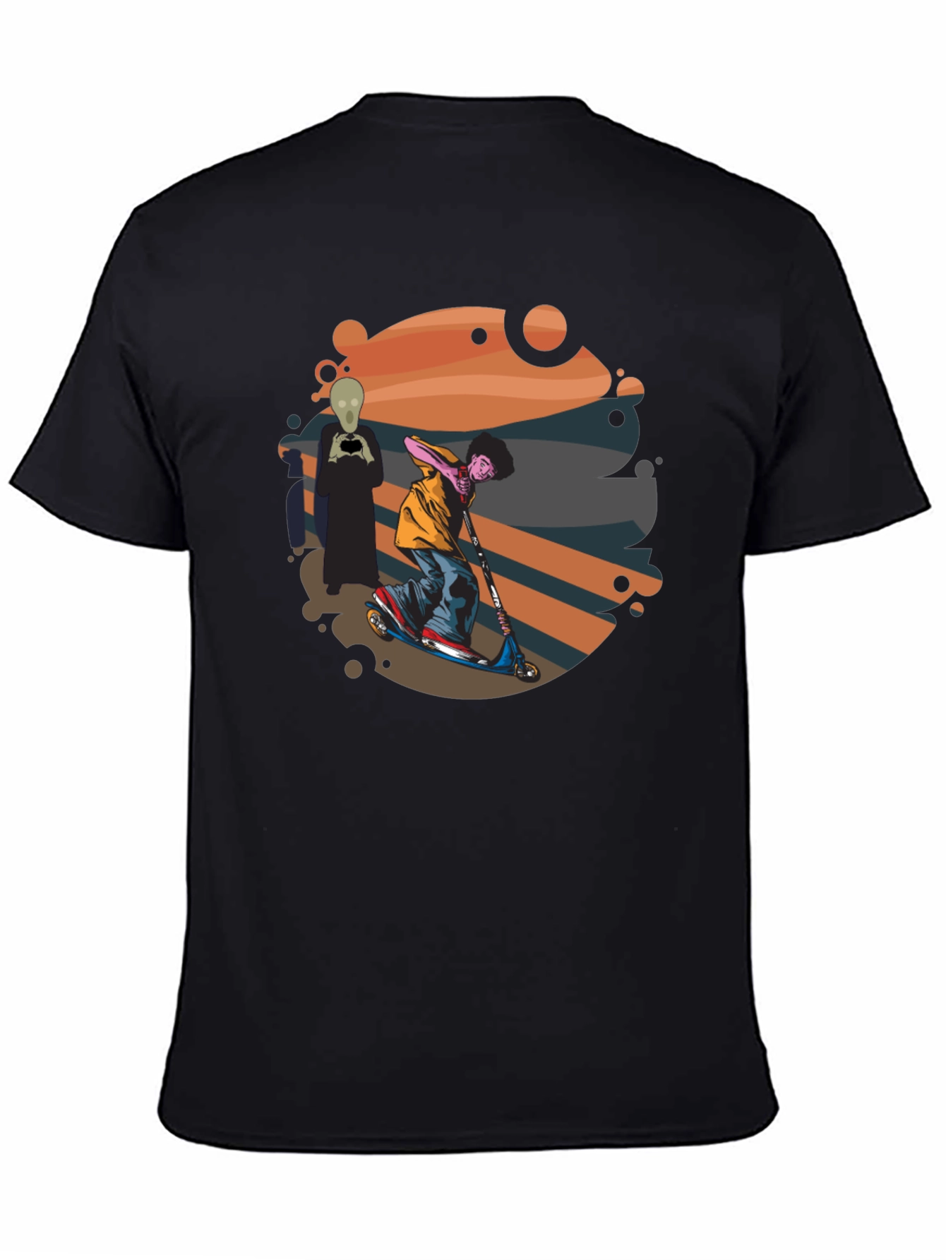 Skateboarding Alien T-Shirt - Cool Graphic Tee