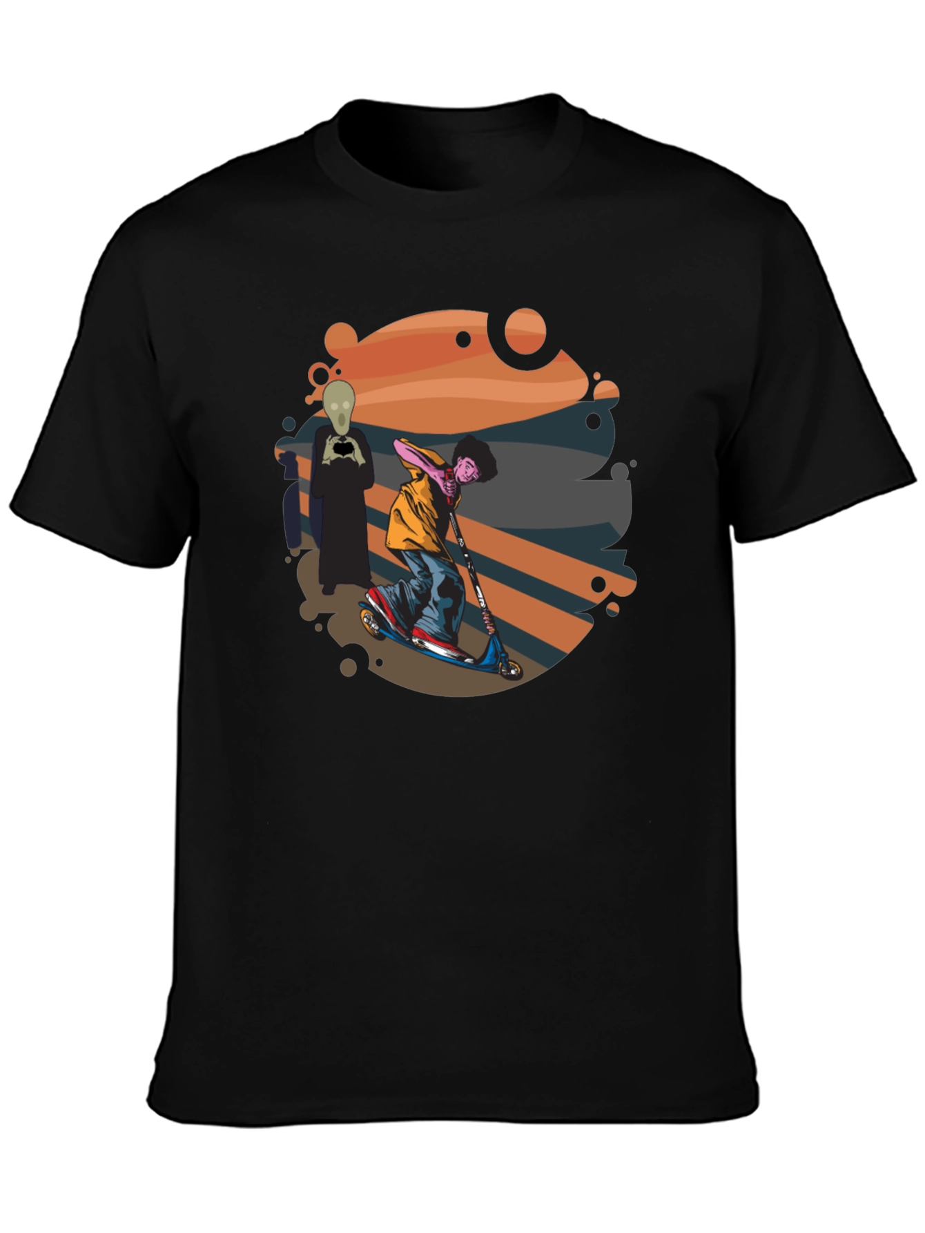 Skateboarding Alien T-Shirt - Cool Graphic Tee