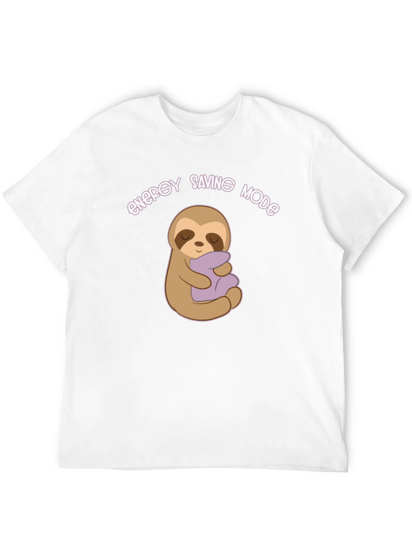 Energy Saving Mode Sloth T-Shirt - Black