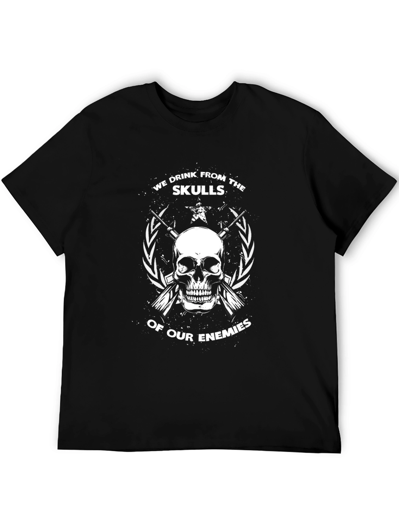 Skull Graphic Tee: We Drink From Skulls