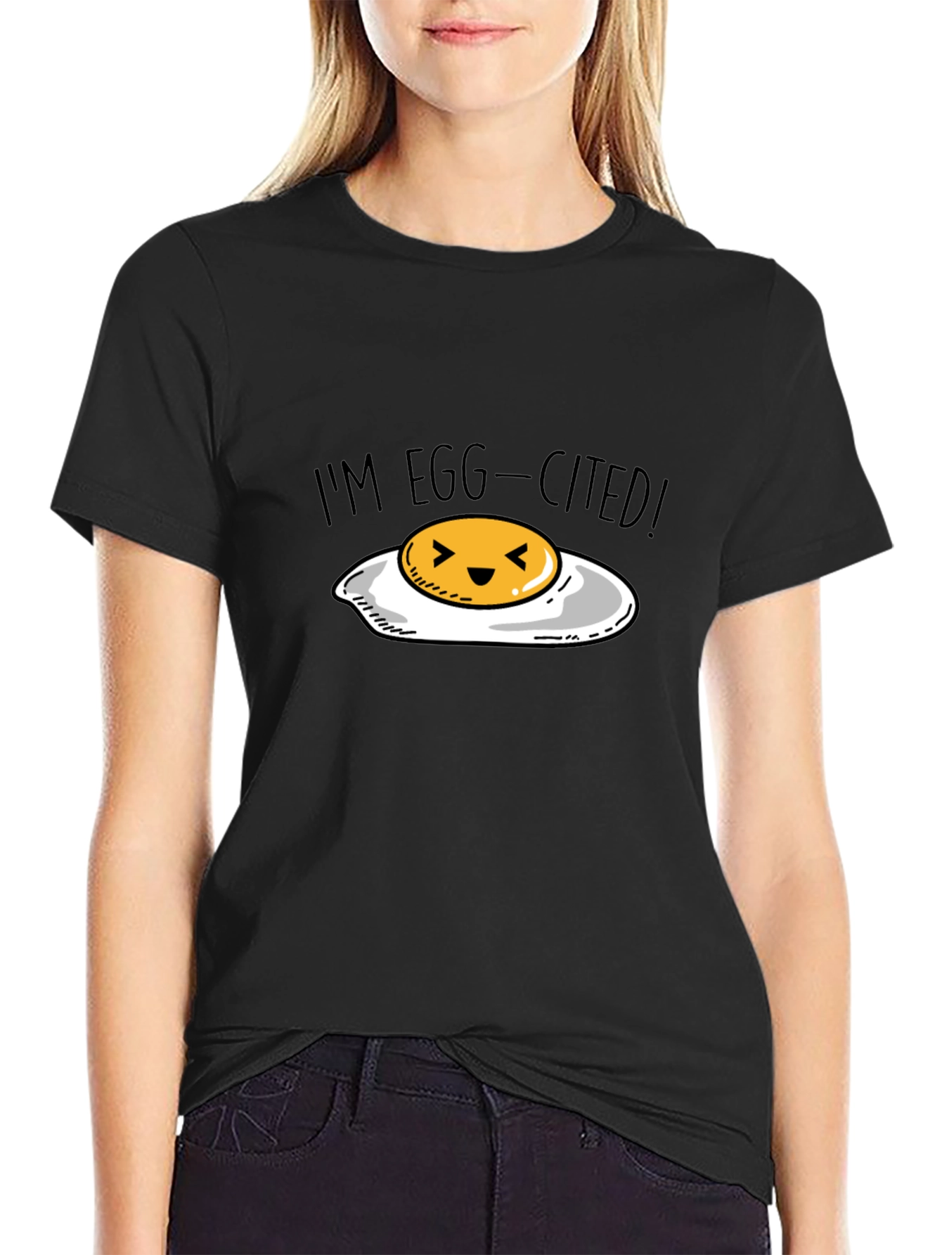 Egg-Cited T-Shirt - Funny Egg Pun Tee