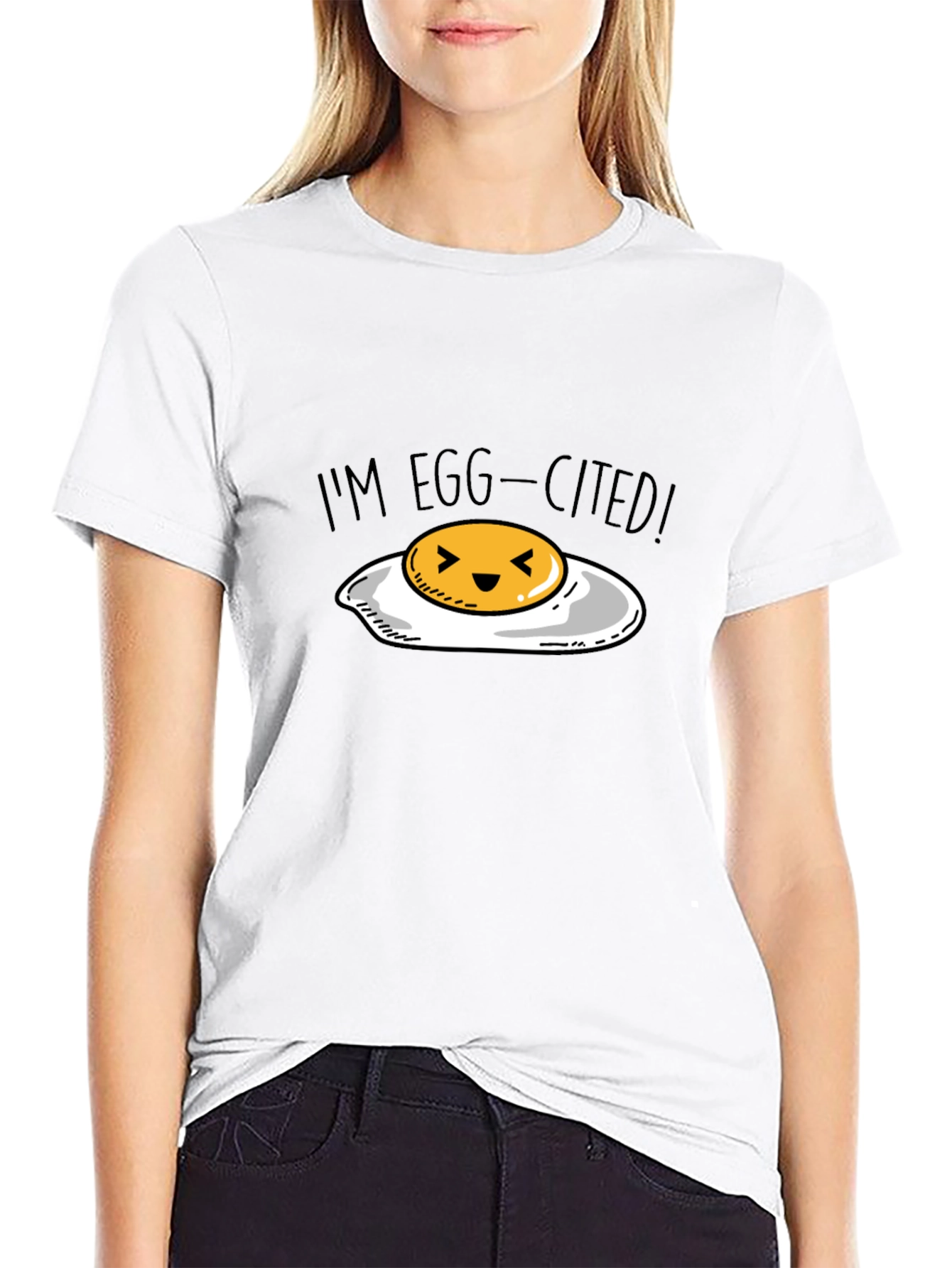 Egg-Cited T-Shirt - Funny Egg Pun Tee
