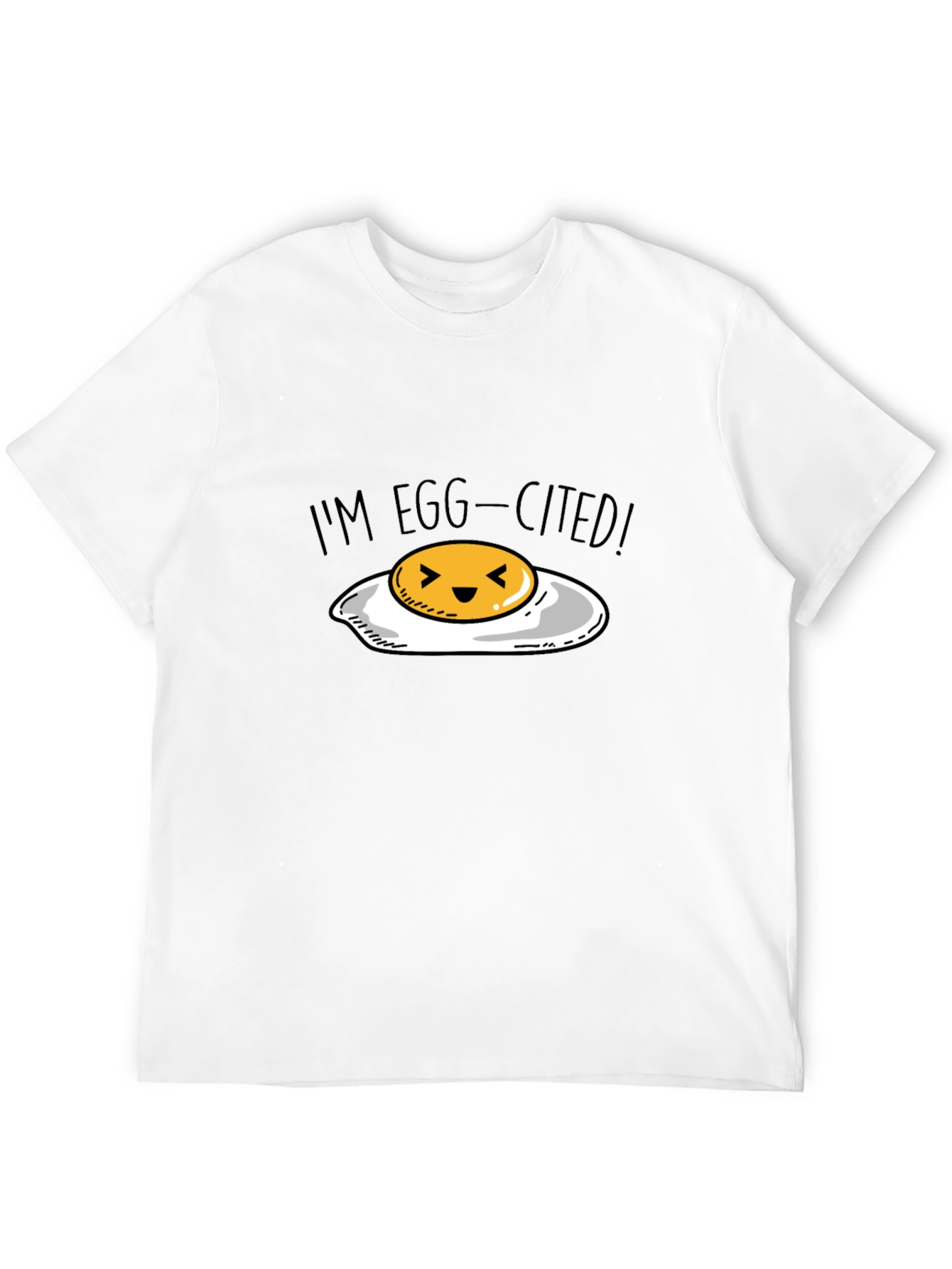 Egg-Cited T-Shirt - Funny Egg Pun Tee