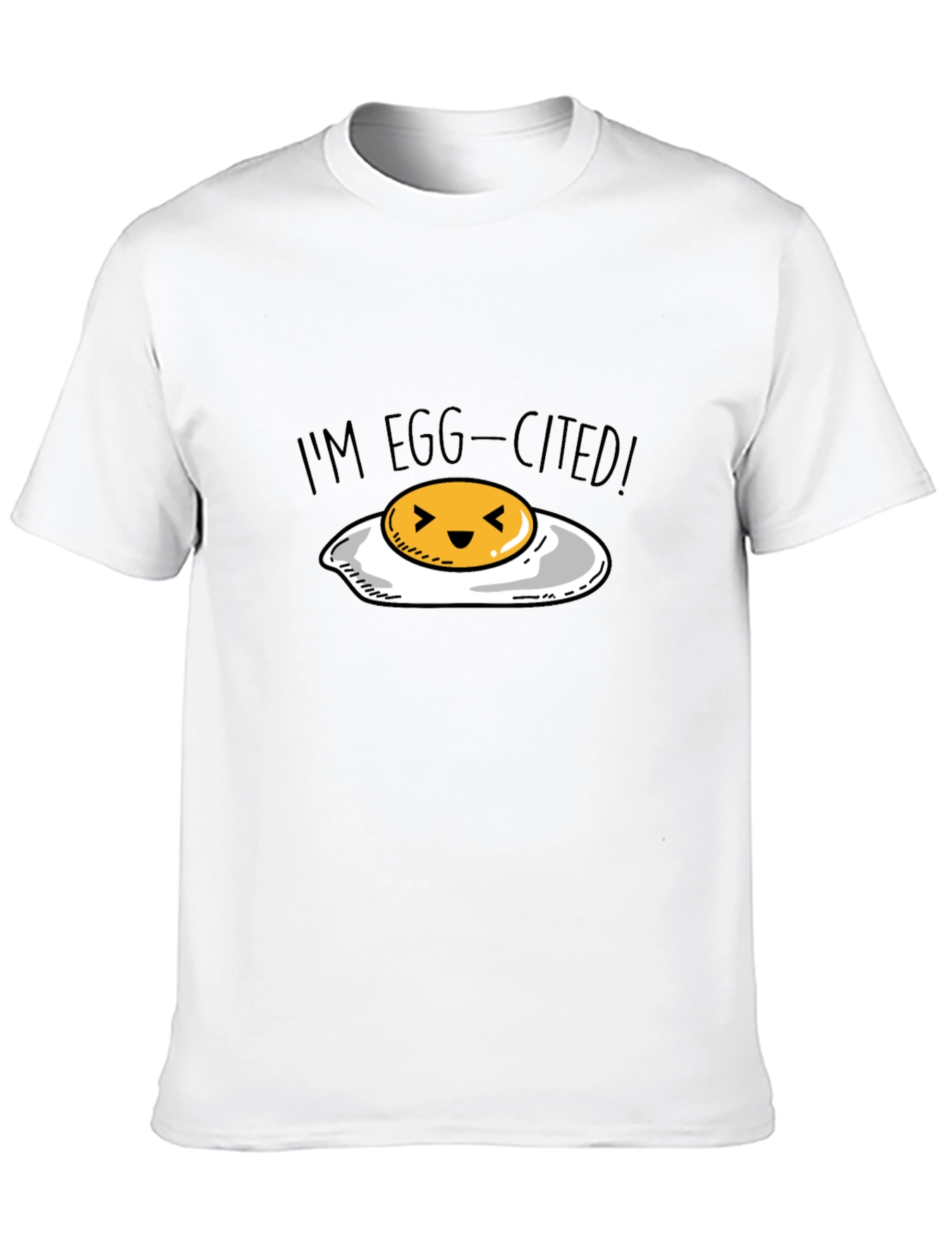 Egg-Cited T-Shirt - Funny Egg Pun Tee