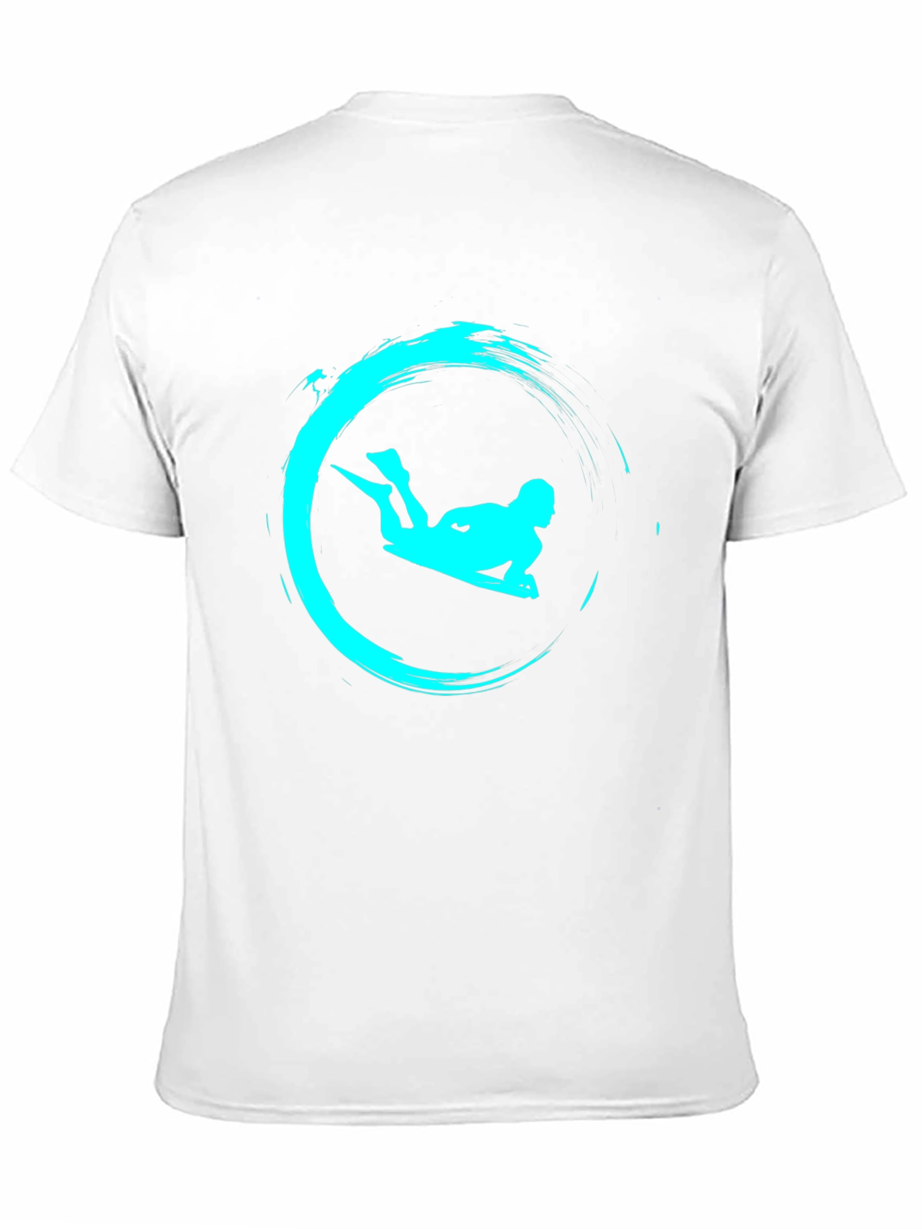 Cool Surf Rider Graphic Tee - Black