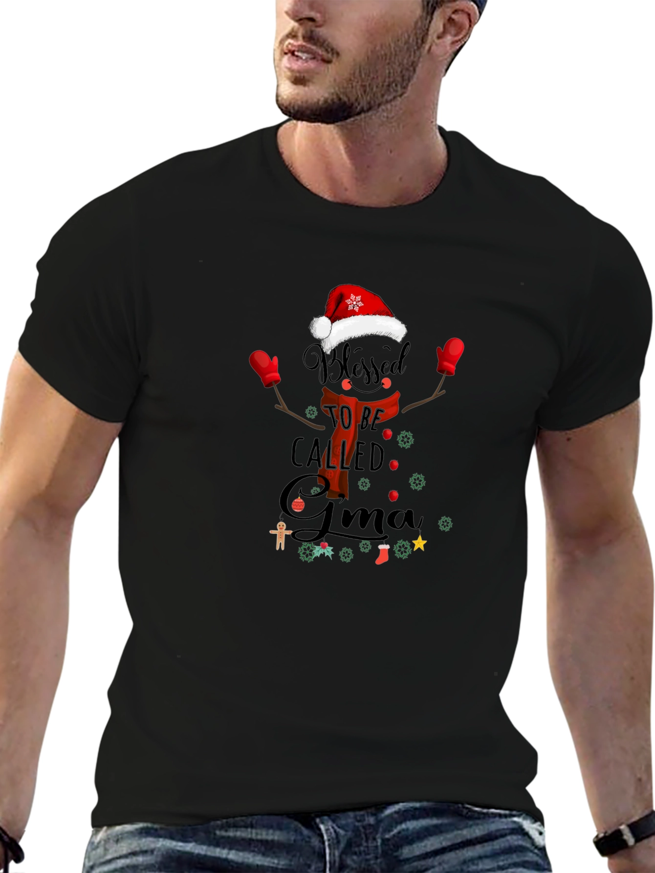 Blessed To Be Called Grandma Christmas T-Shirt