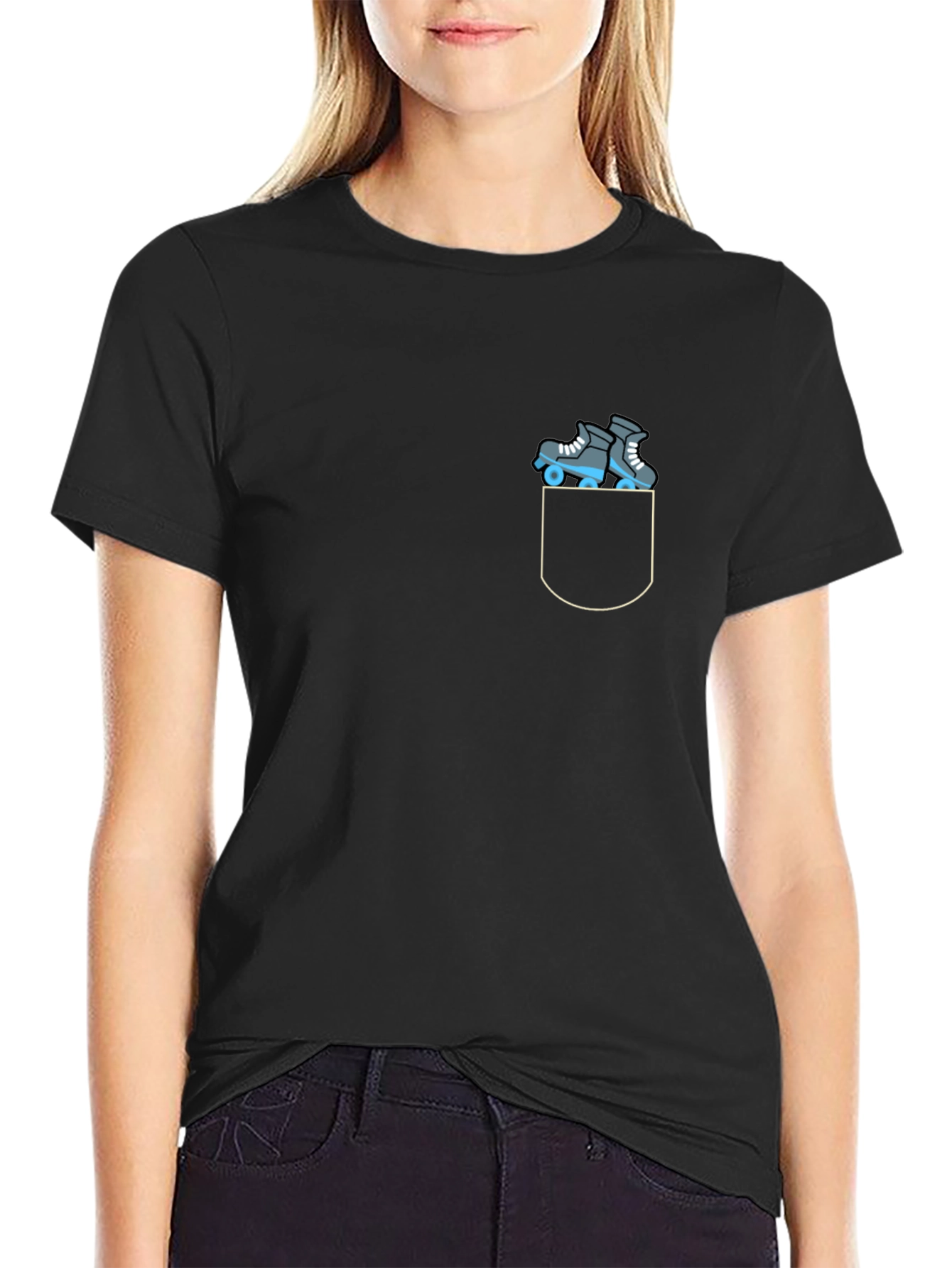 Skate Pocket Black T-Shirt