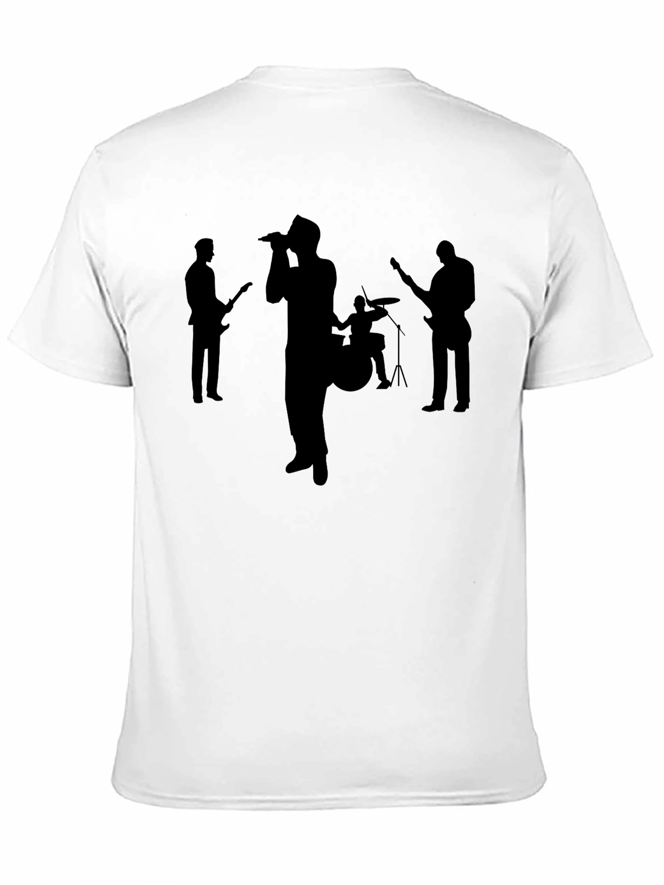 Band Silhouette Black T-Shirt