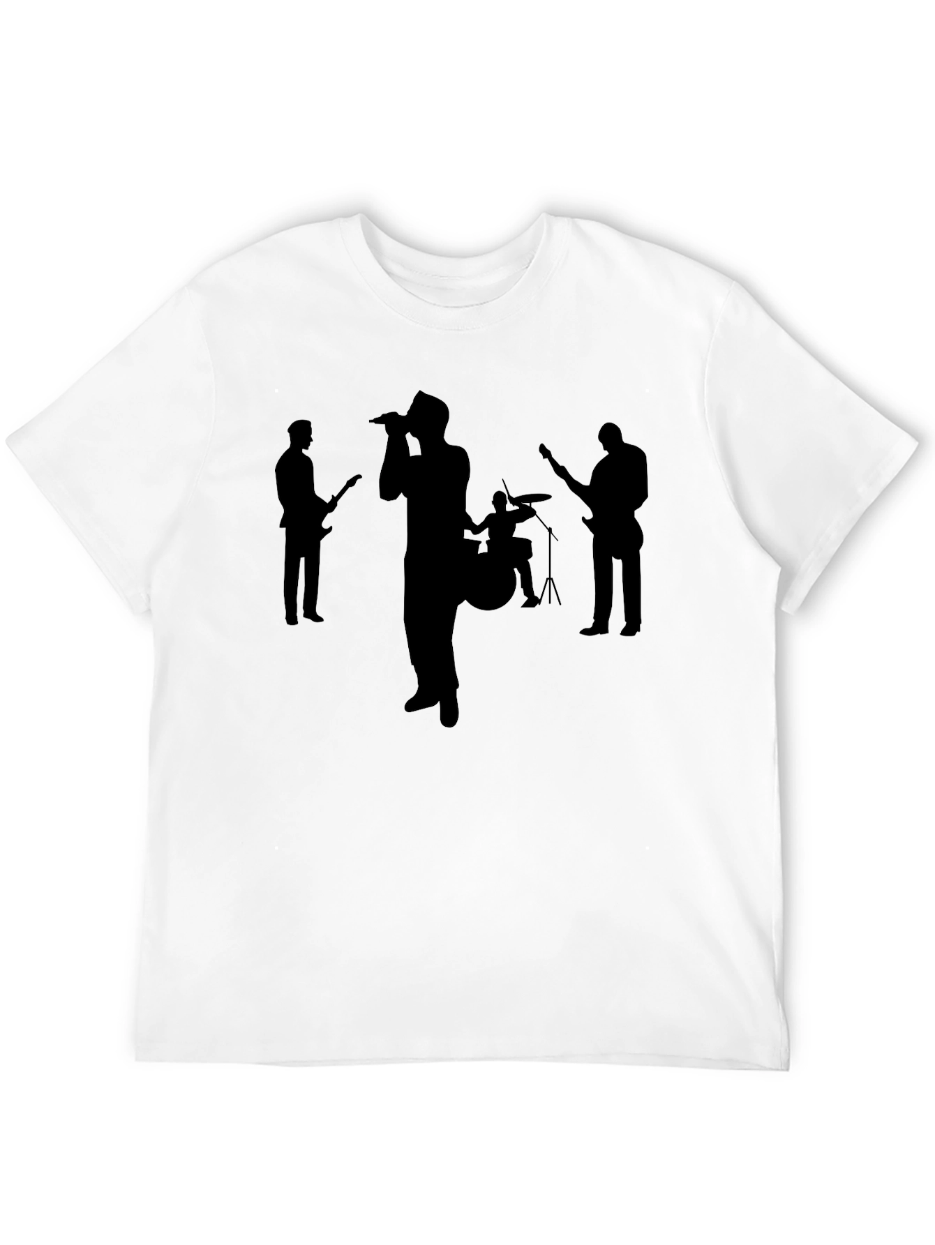 Band Silhouette Black T-Shirt
