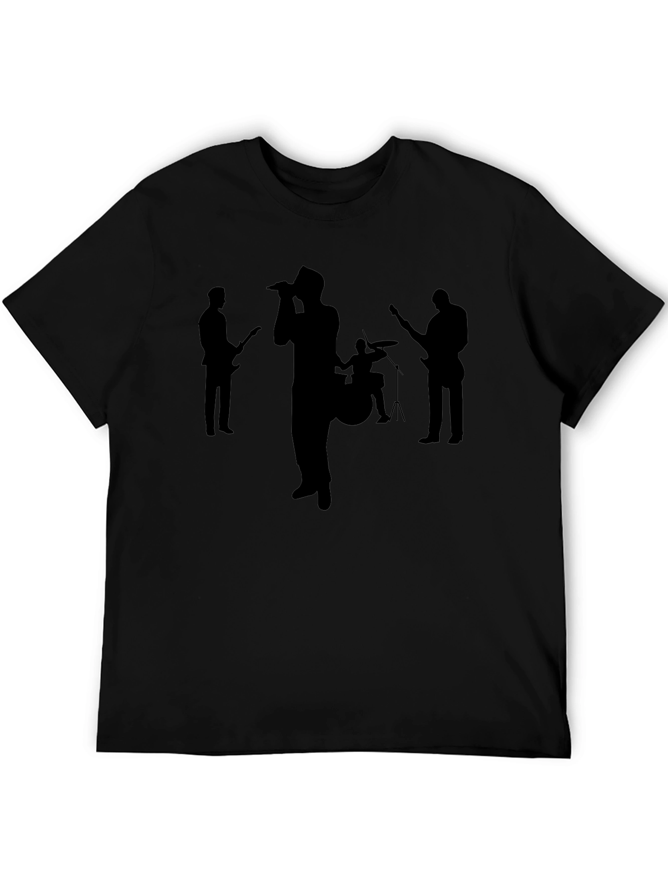 Band Silhouette Black T-Shirt