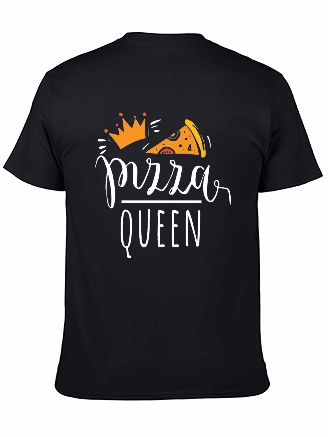 Pizza Queen Black T-Shirt