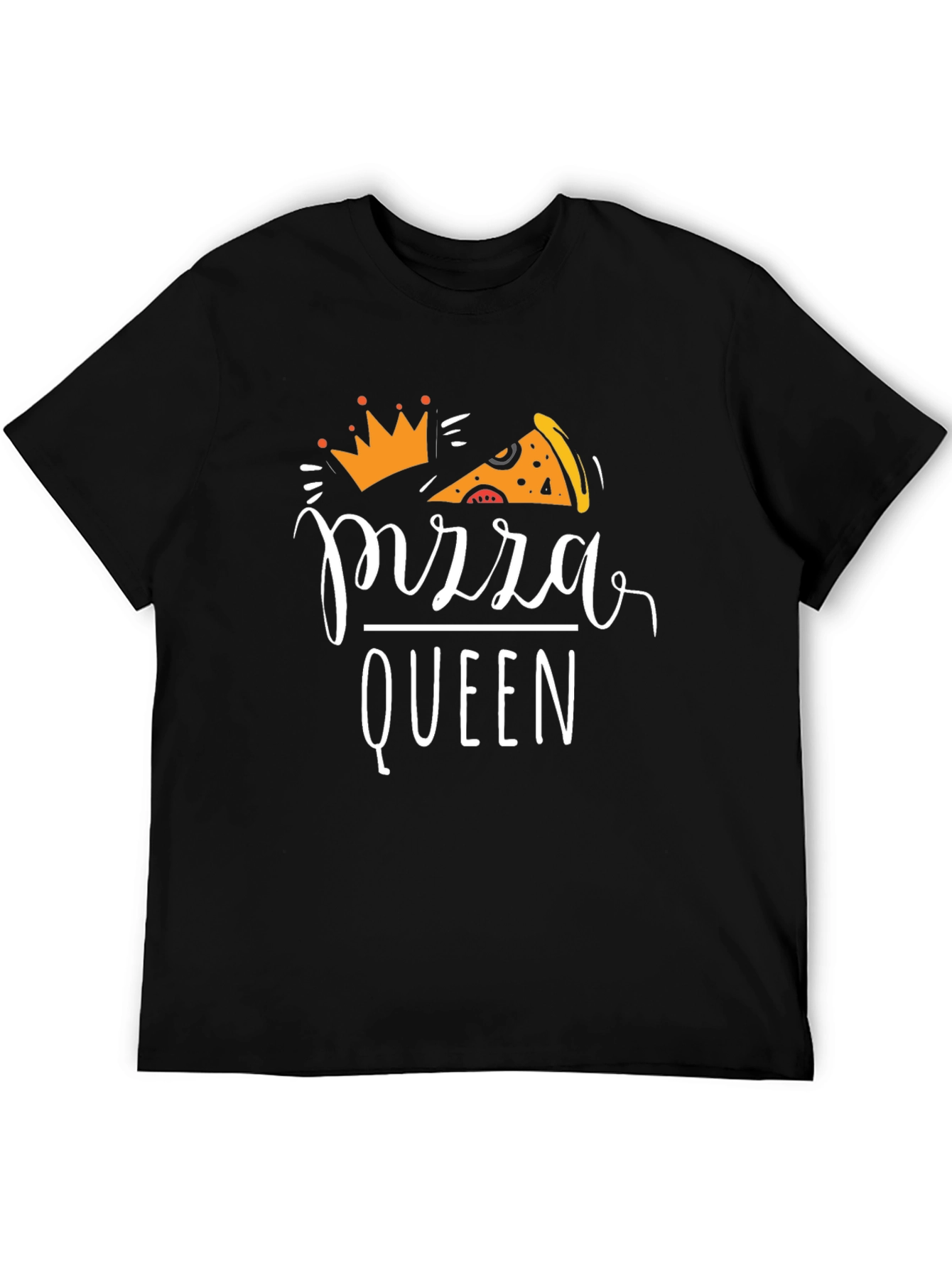Pizza Queen Black T-Shirt