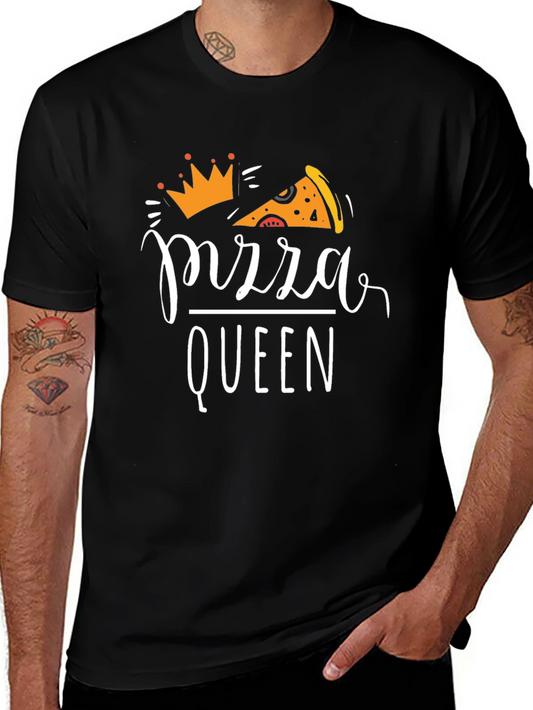 Pizza Queen Black T-Shirt