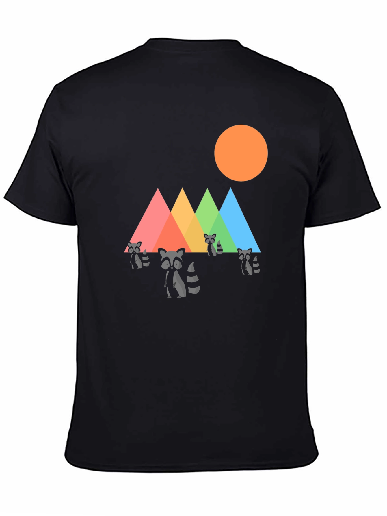 Raccoon Mountain Graphic Tee - Black T-Shirt