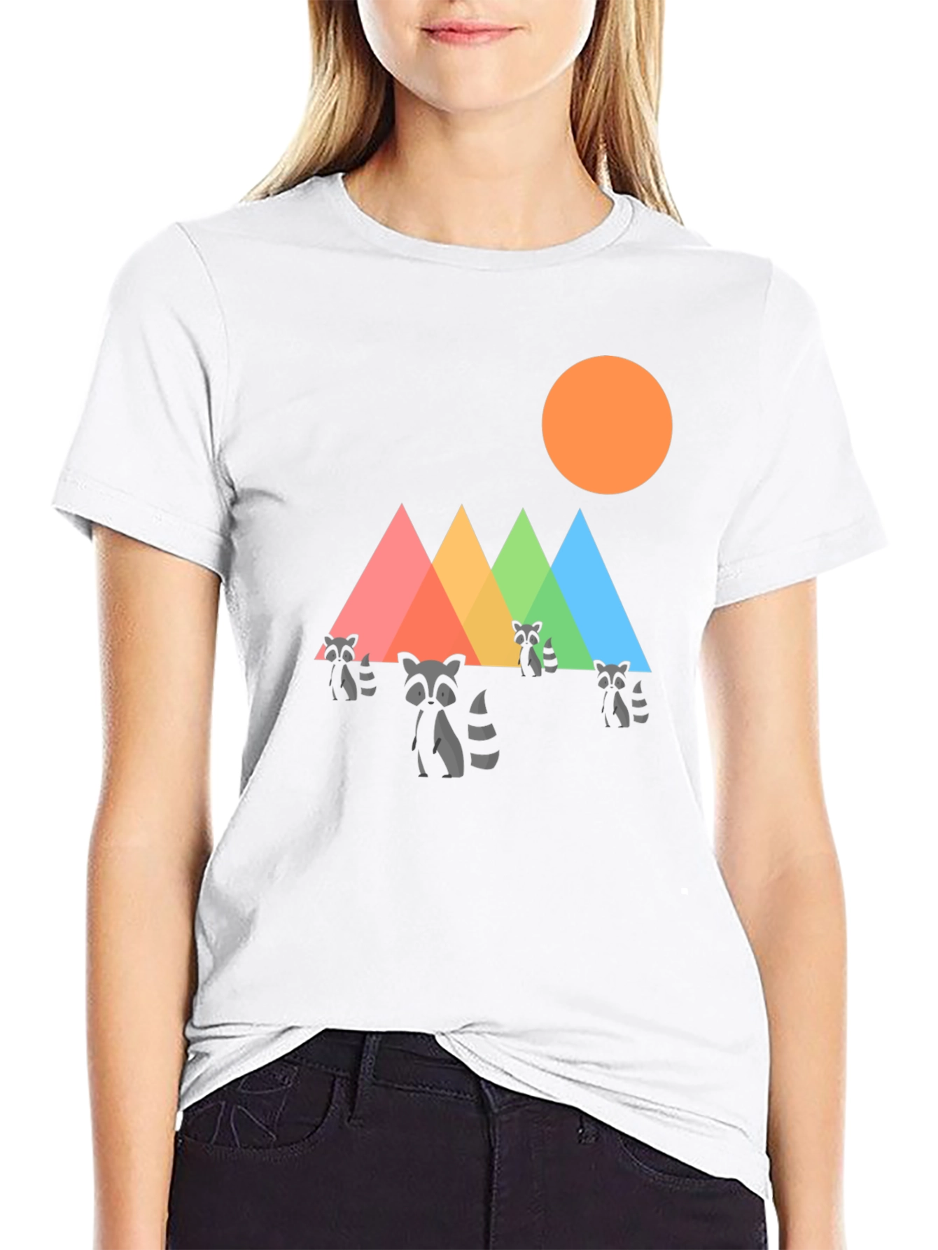 Raccoon Mountain Graphic Tee - Black T-Shirt