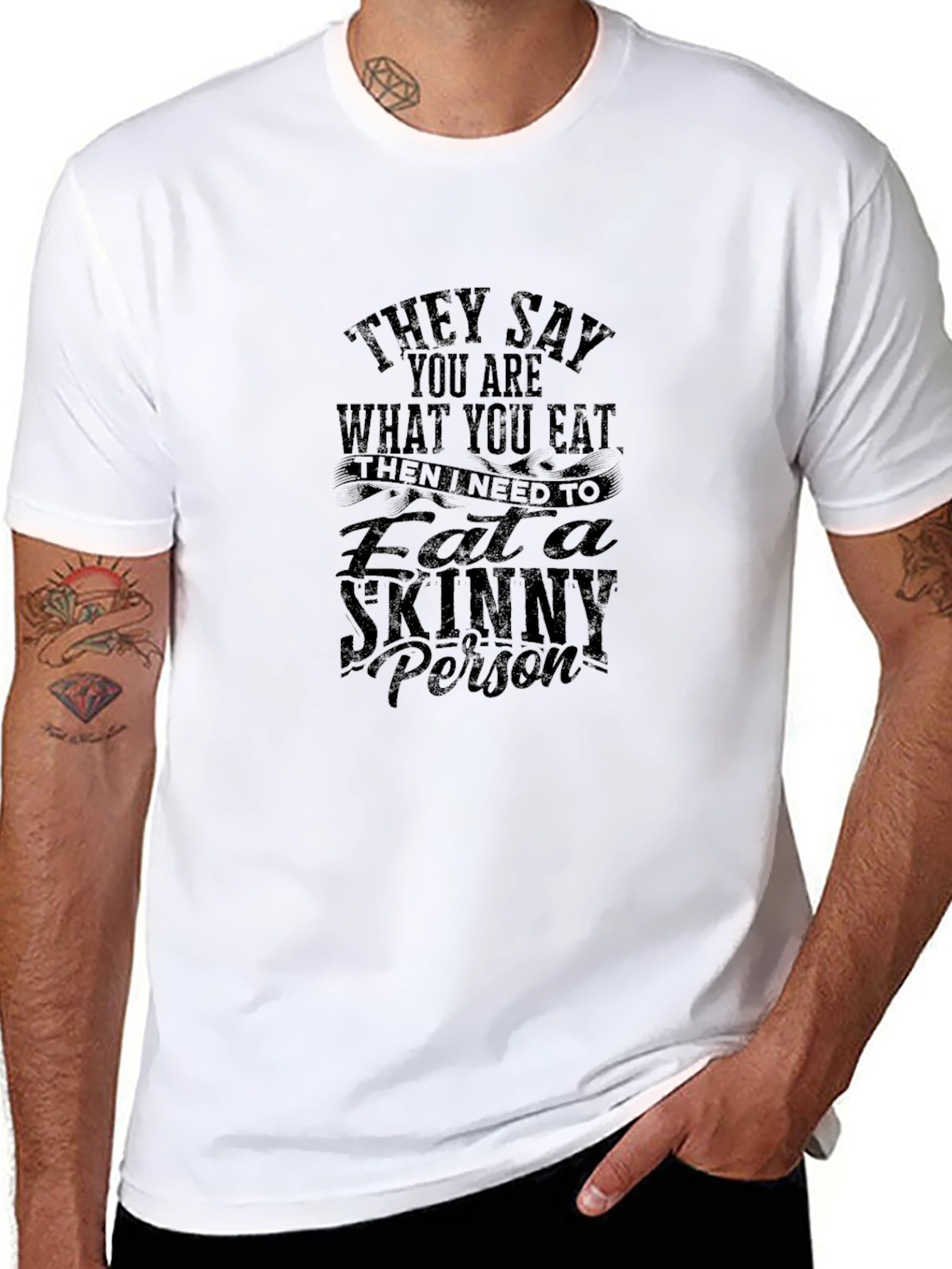 Eat a Skinny Person Graphic T-Shirt