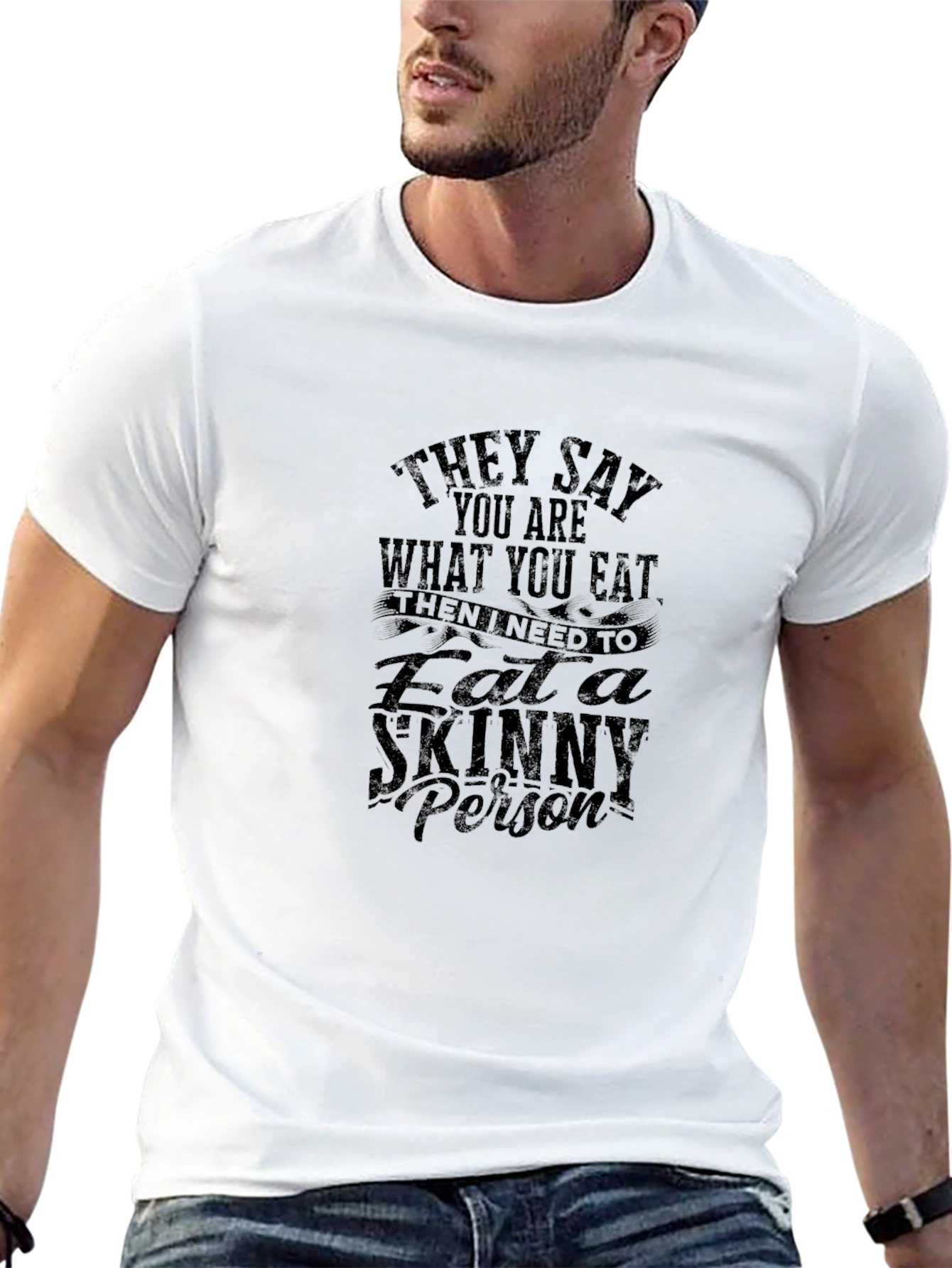 Eat a Skinny Person Graphic T-Shirt