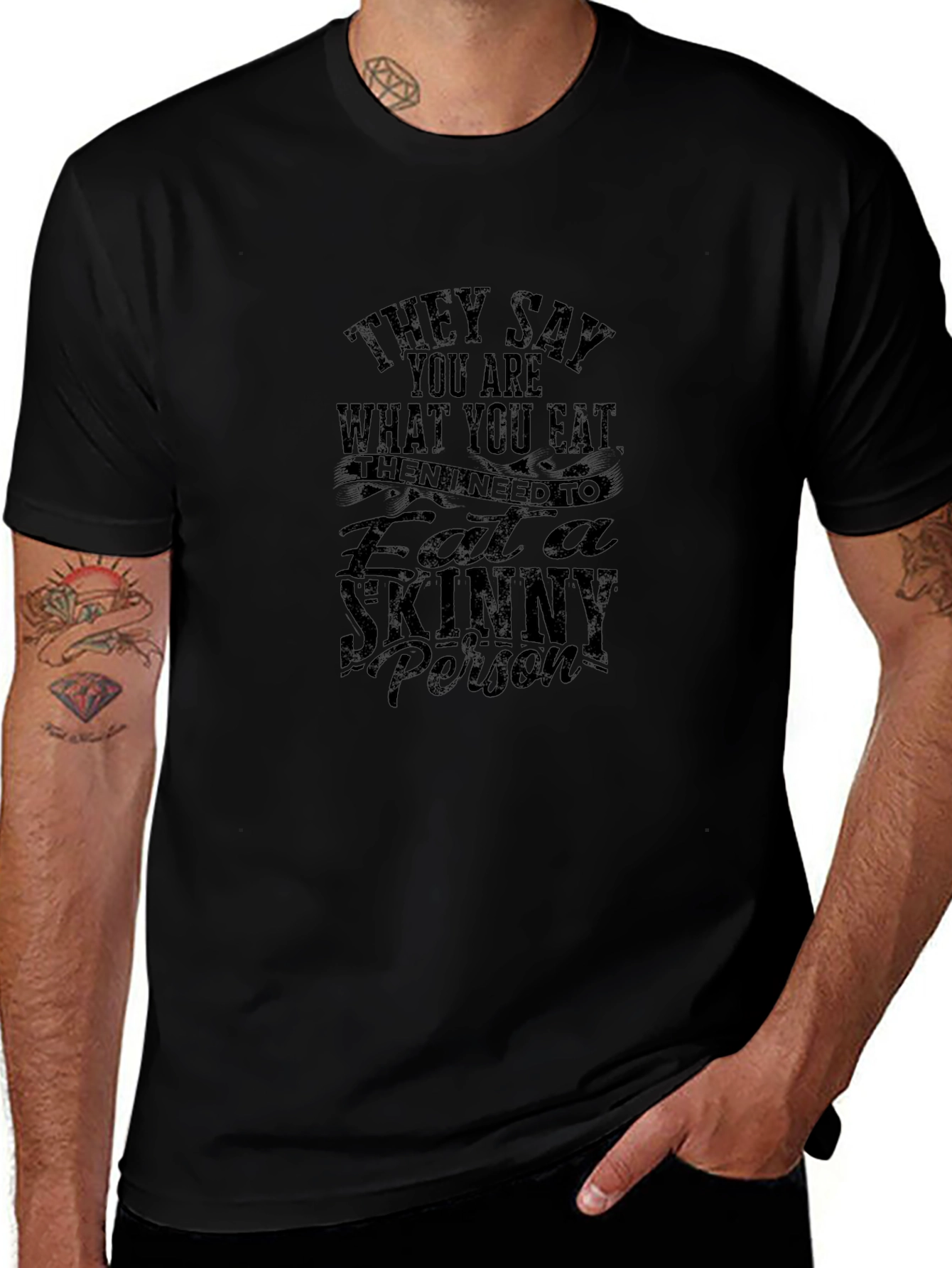 Eat a Skinny Person Graphic T-Shirt